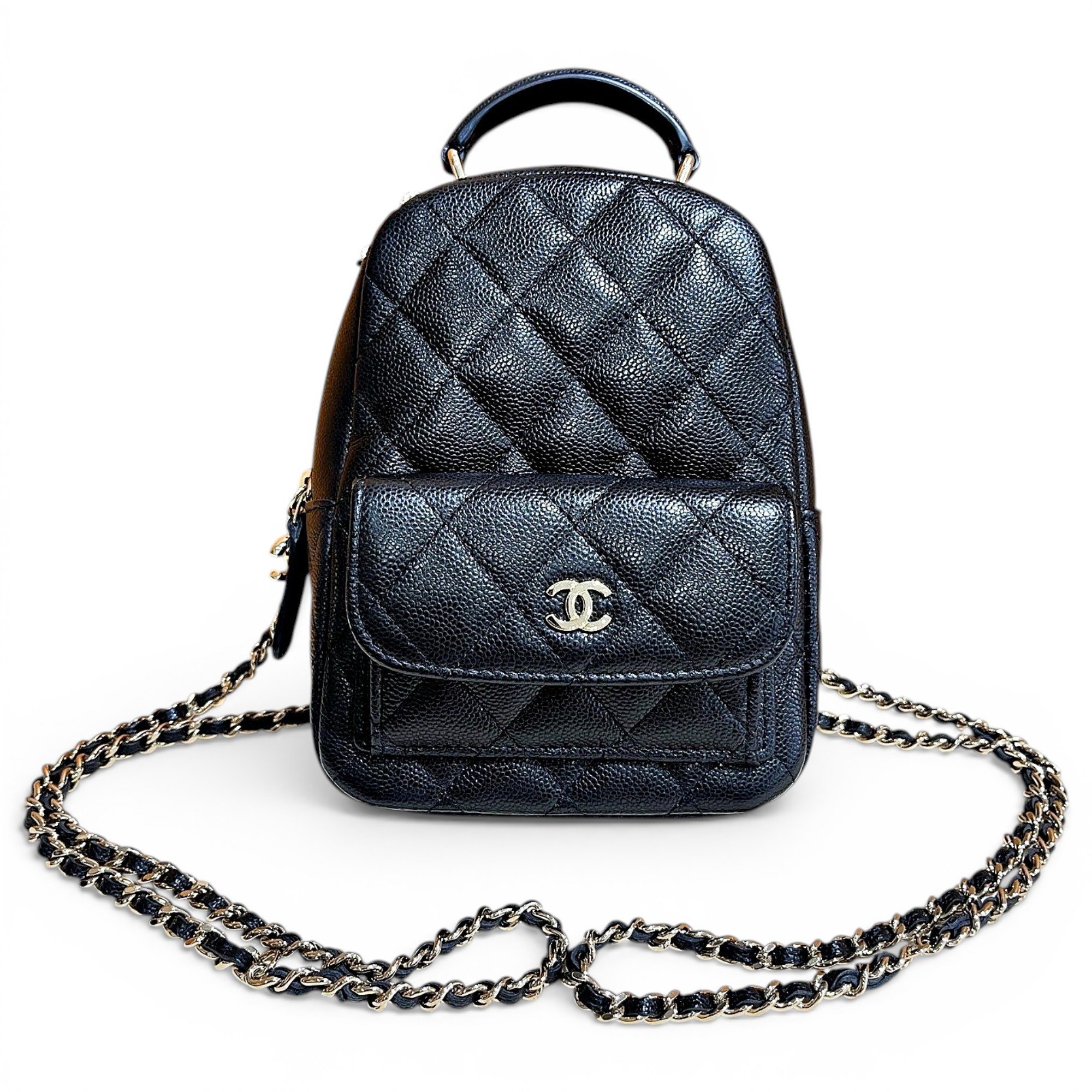Leather handbag