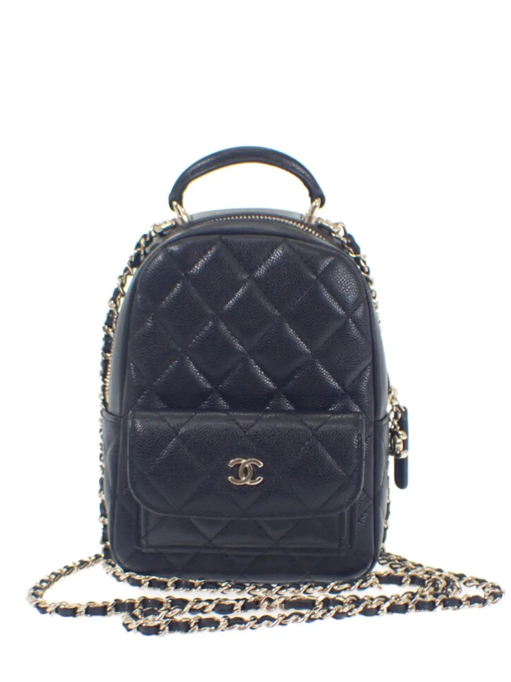 2021-2026 Mini CC Quilted Caviar backpack
