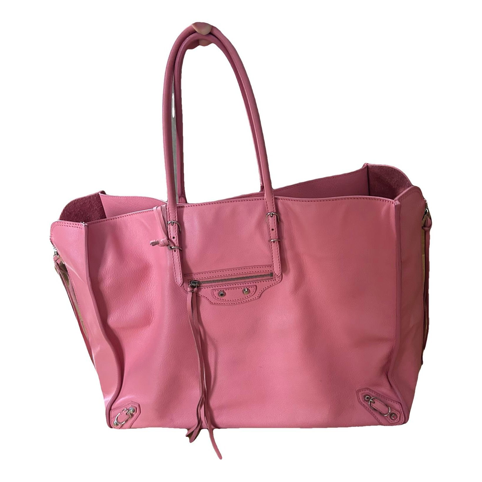 Papier leather tote