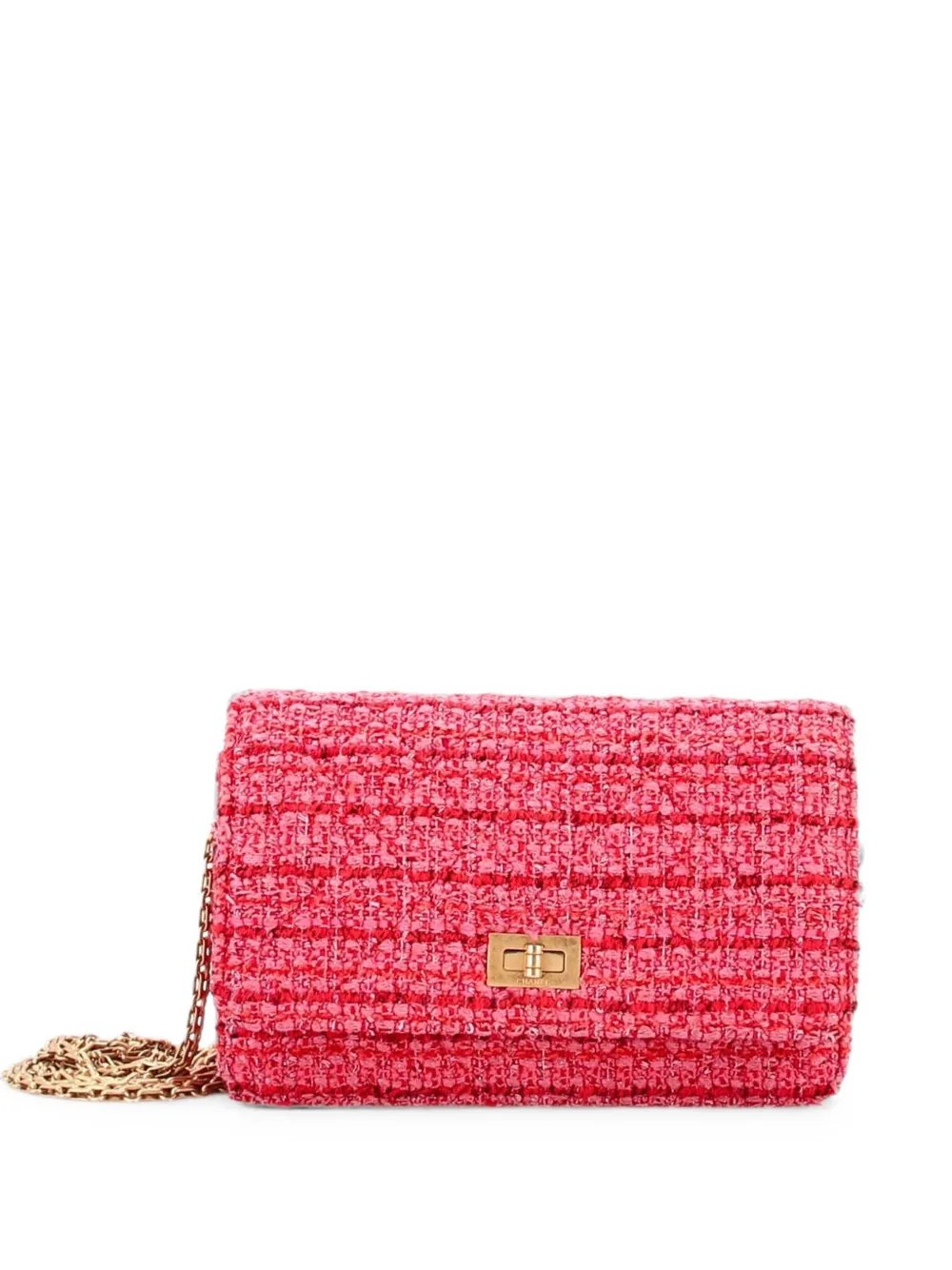 Reissue 2.55 Wallet on Chain Quilted Tweed crossbody bag