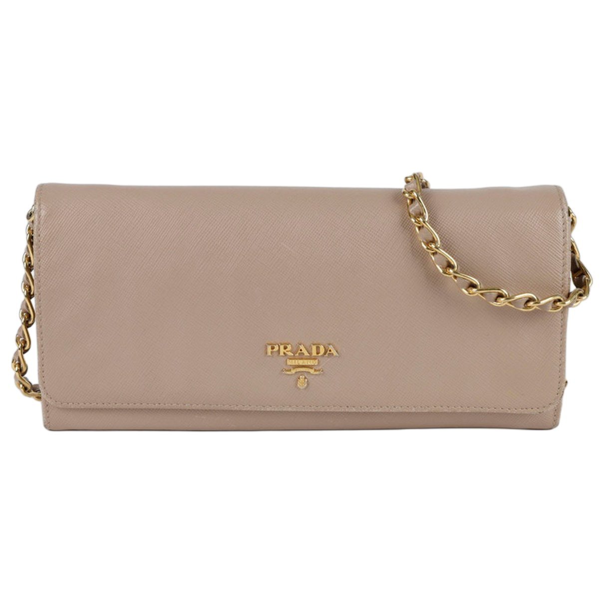 Leather clutch bag