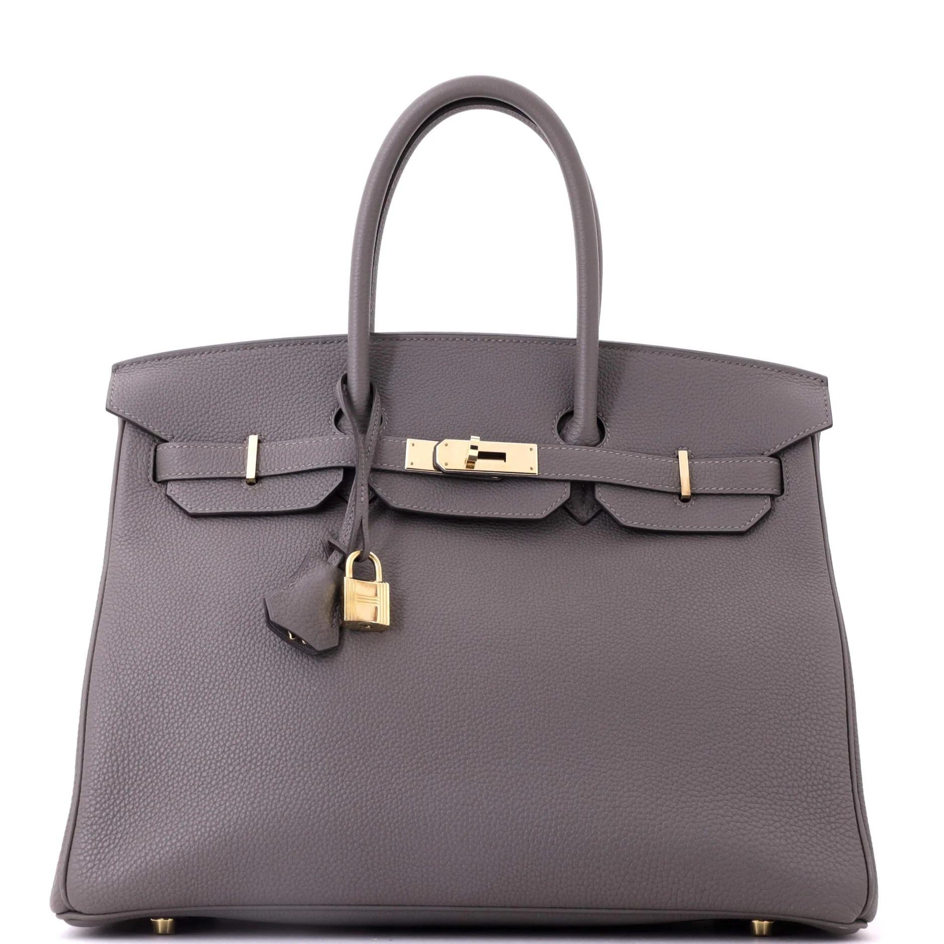 Birkin 35 leather tote
