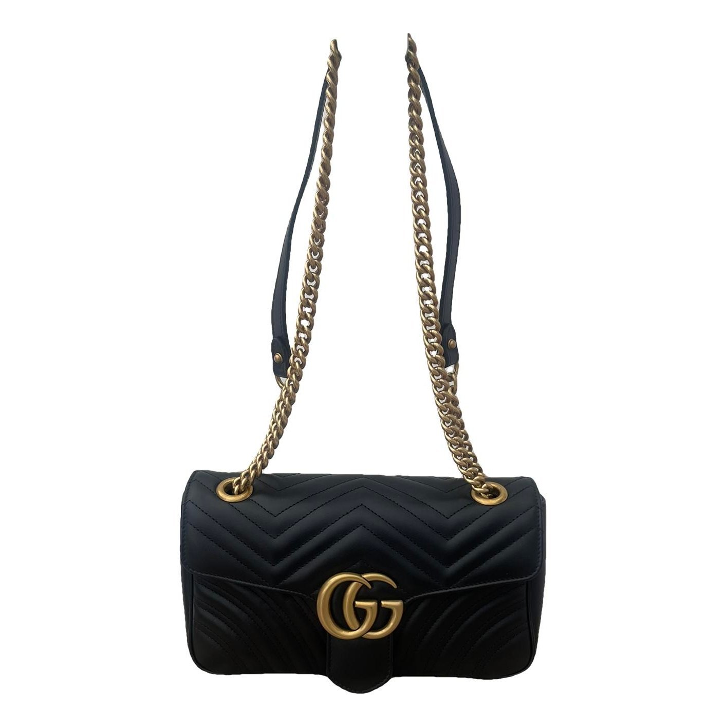 GG Marmont Flap leather crossbody bag