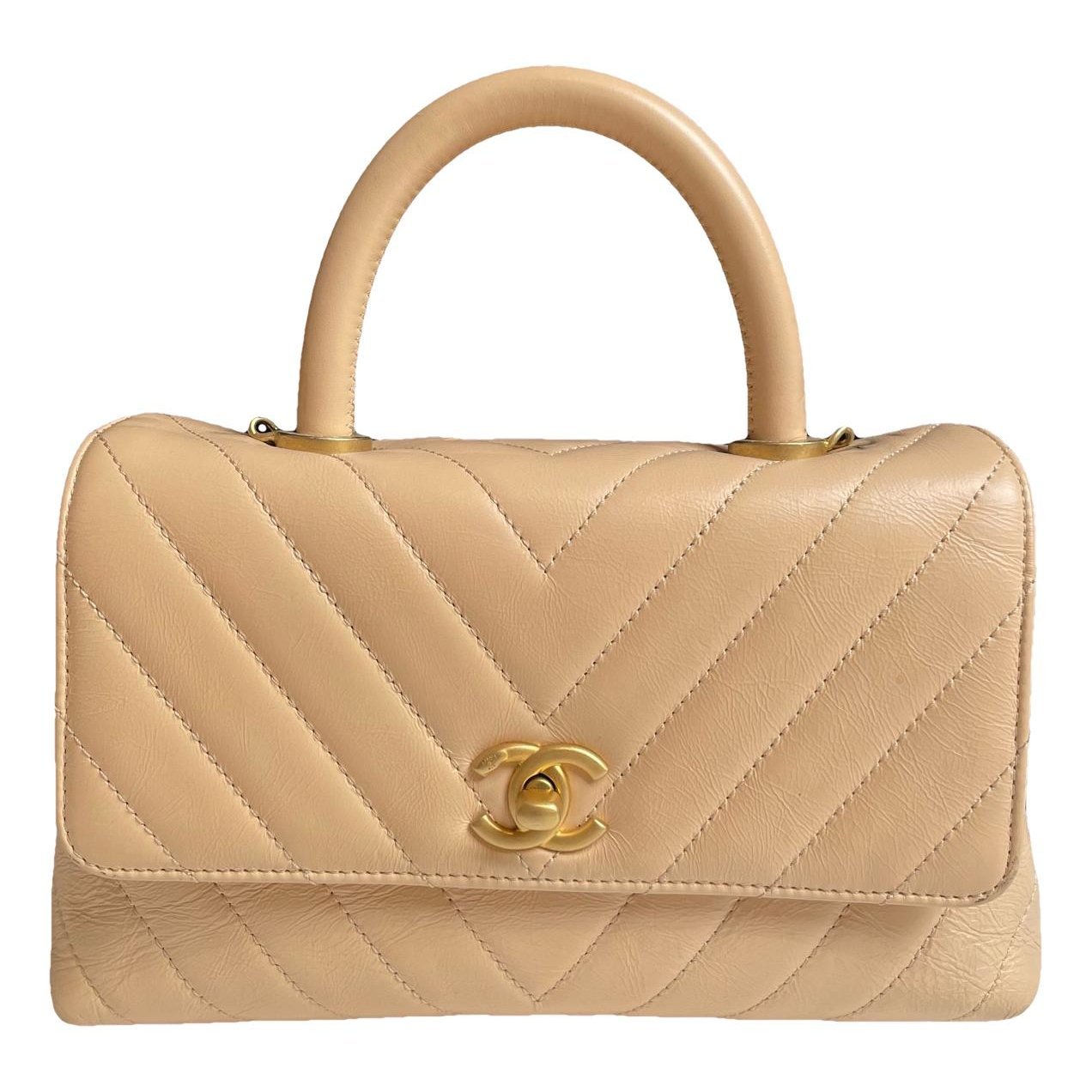 Coco Handle leather handbag