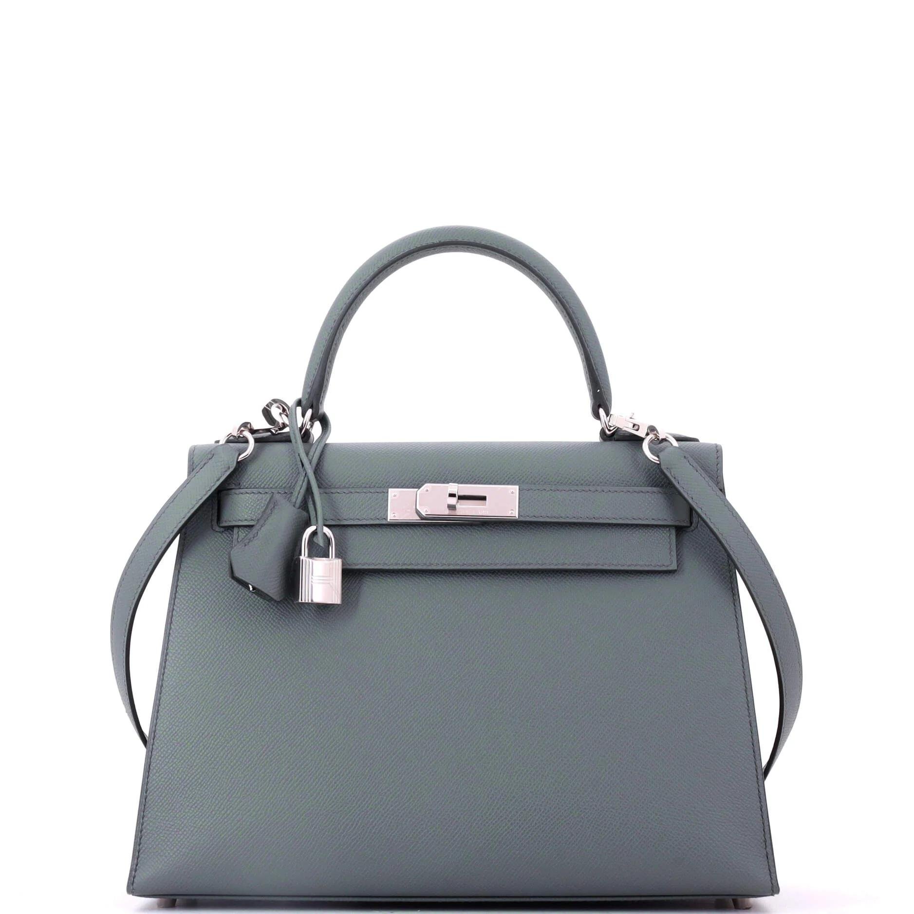 Kelly 28 leather handbag