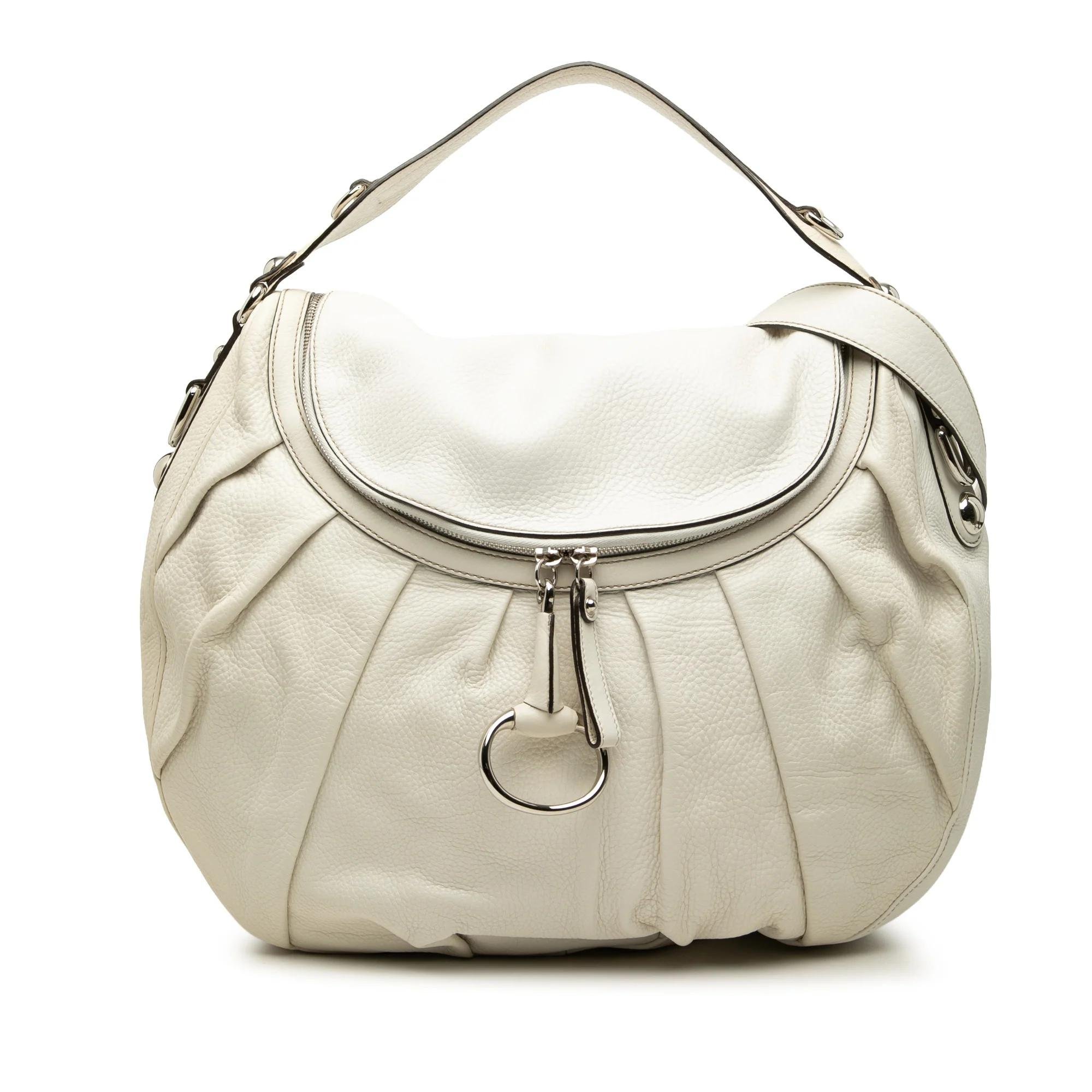 Gucci B leather satchel