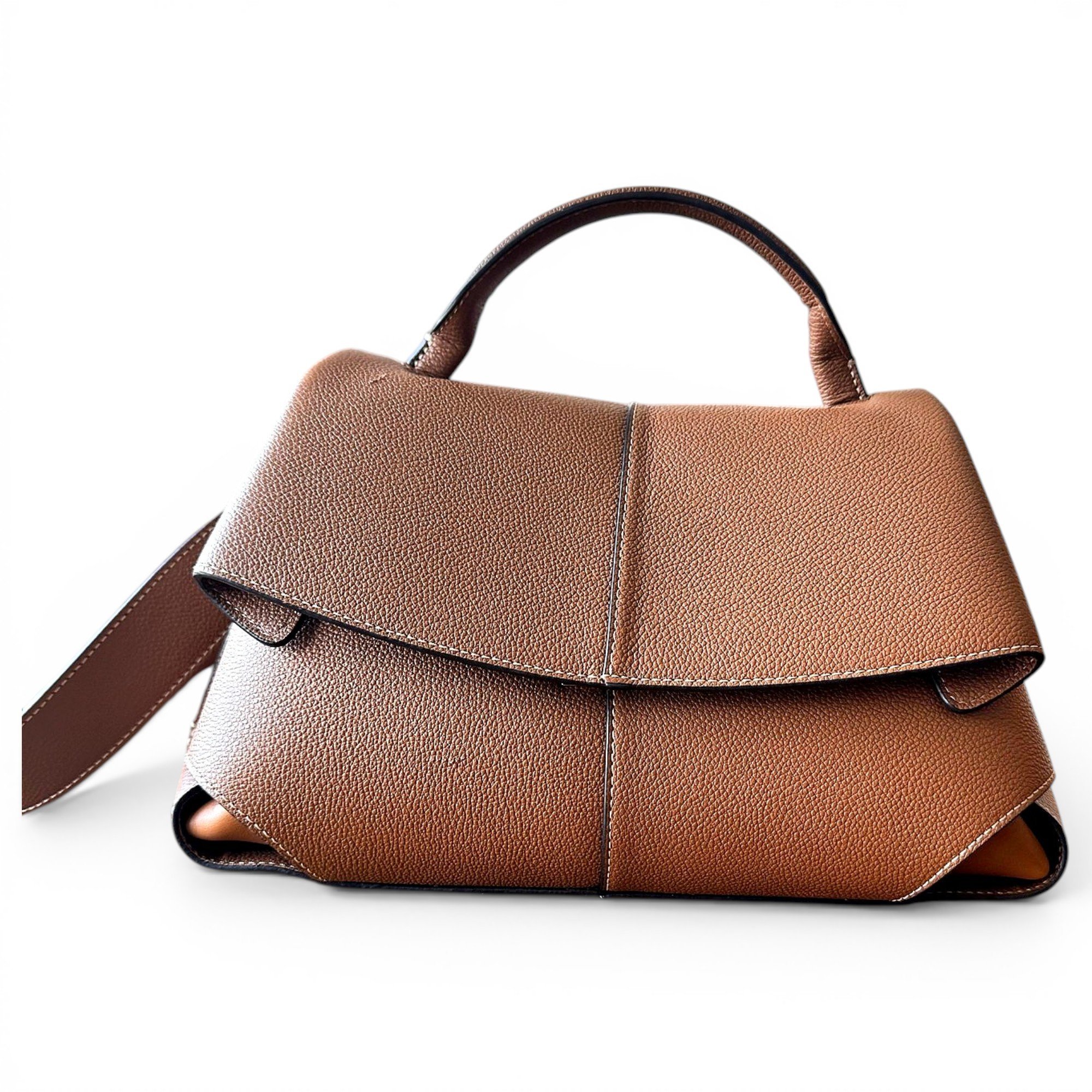 Leather handbag