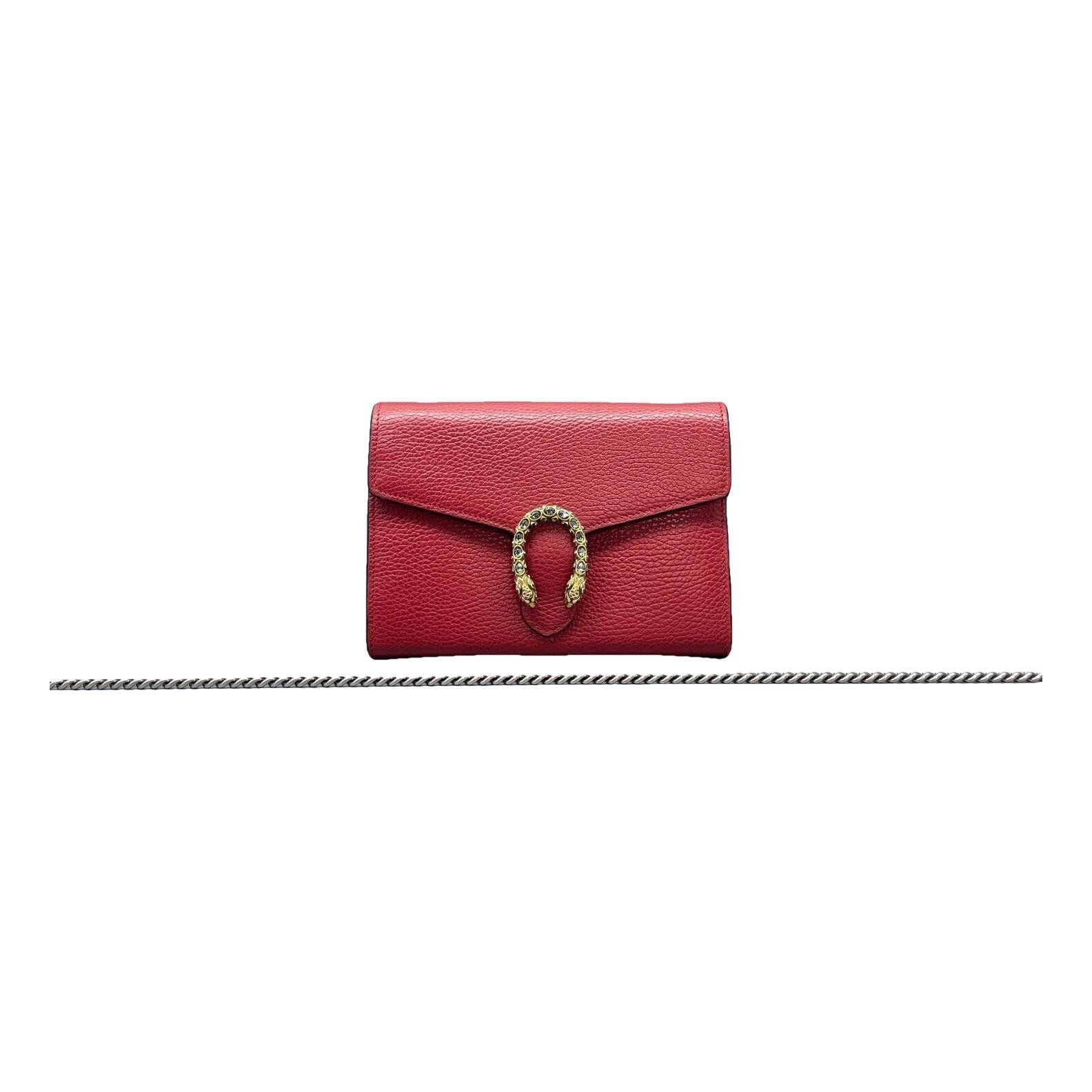 Dionysus Chain Wallet leather crossbody bag