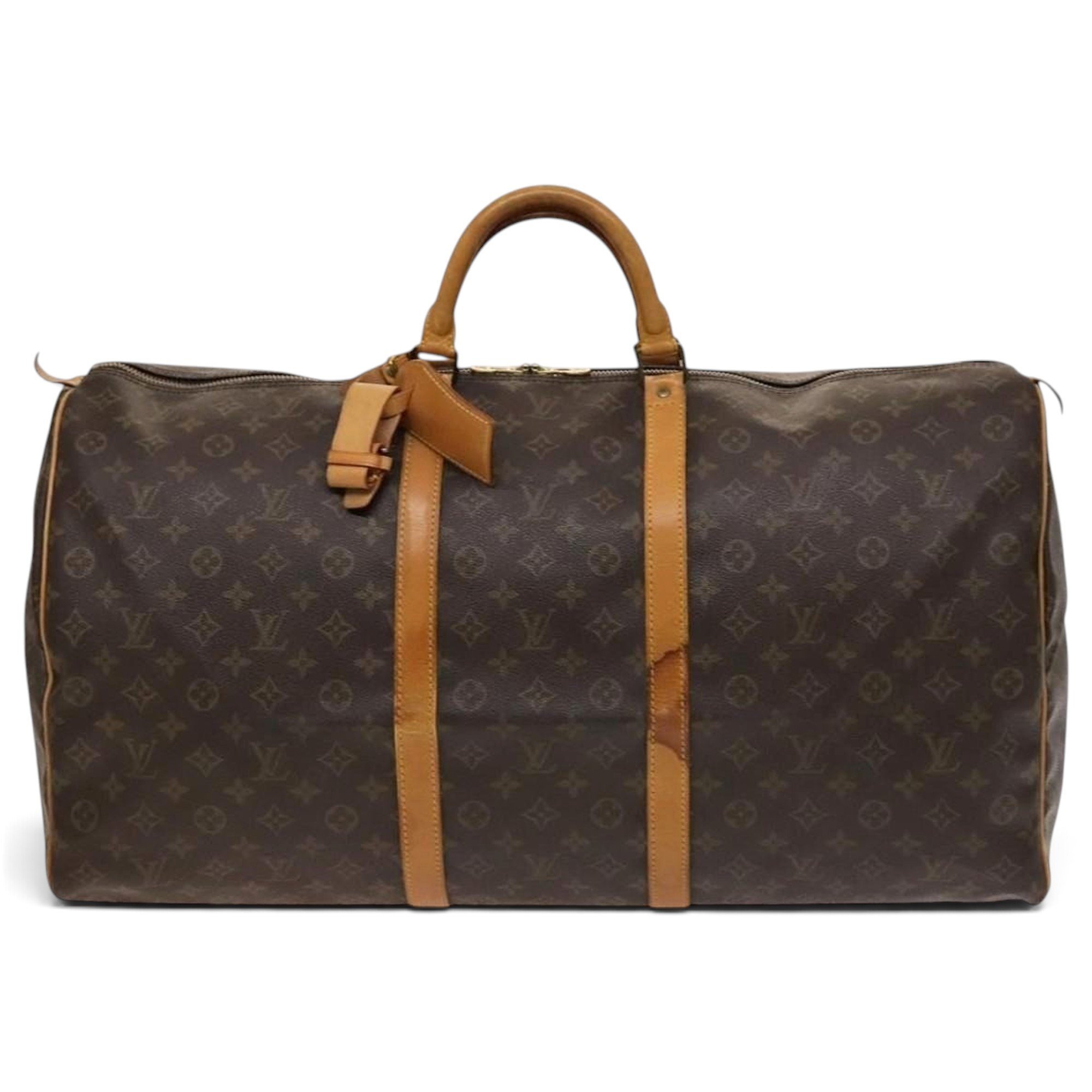 Leather bowling bag