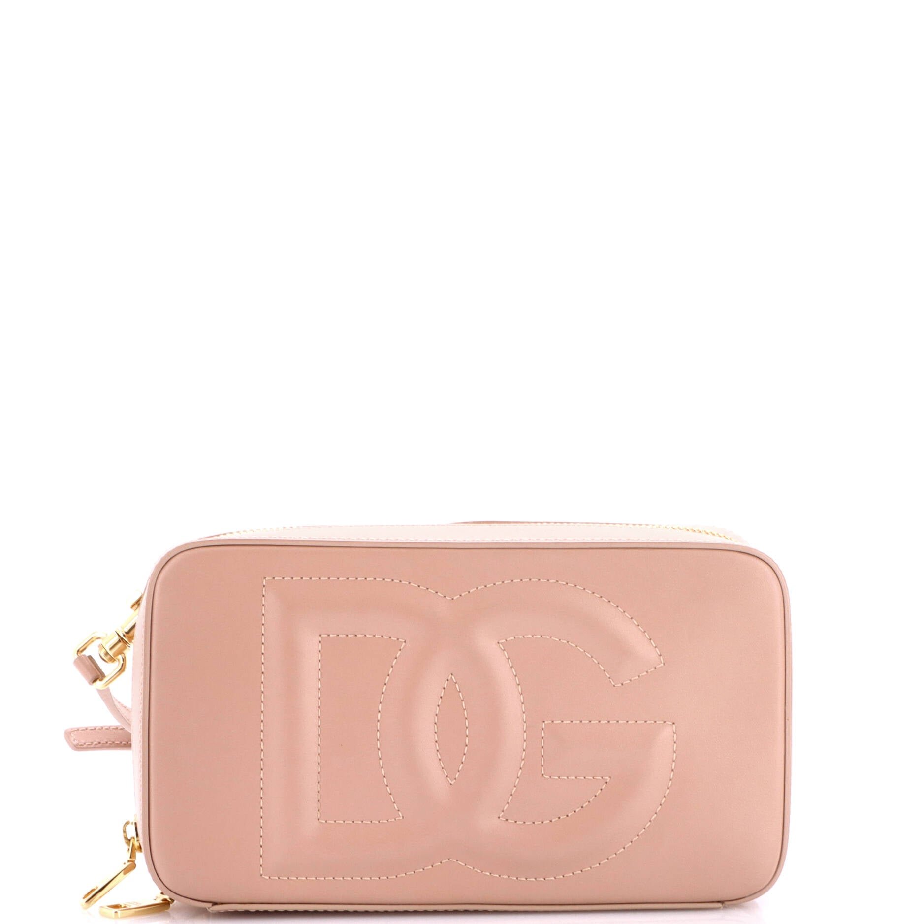 DG Logo Camera Bag Leather Small