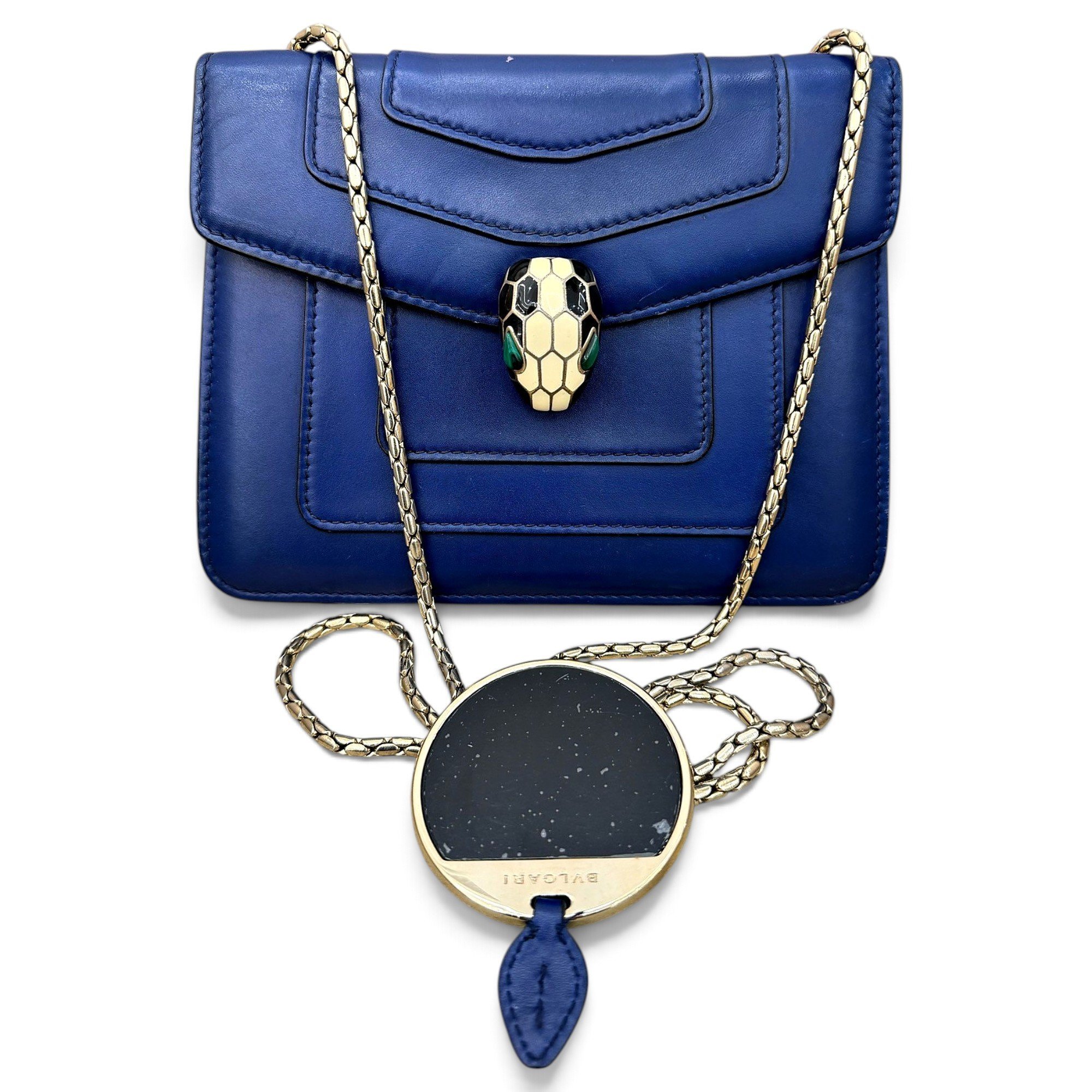Serpenti leather crossbody bag