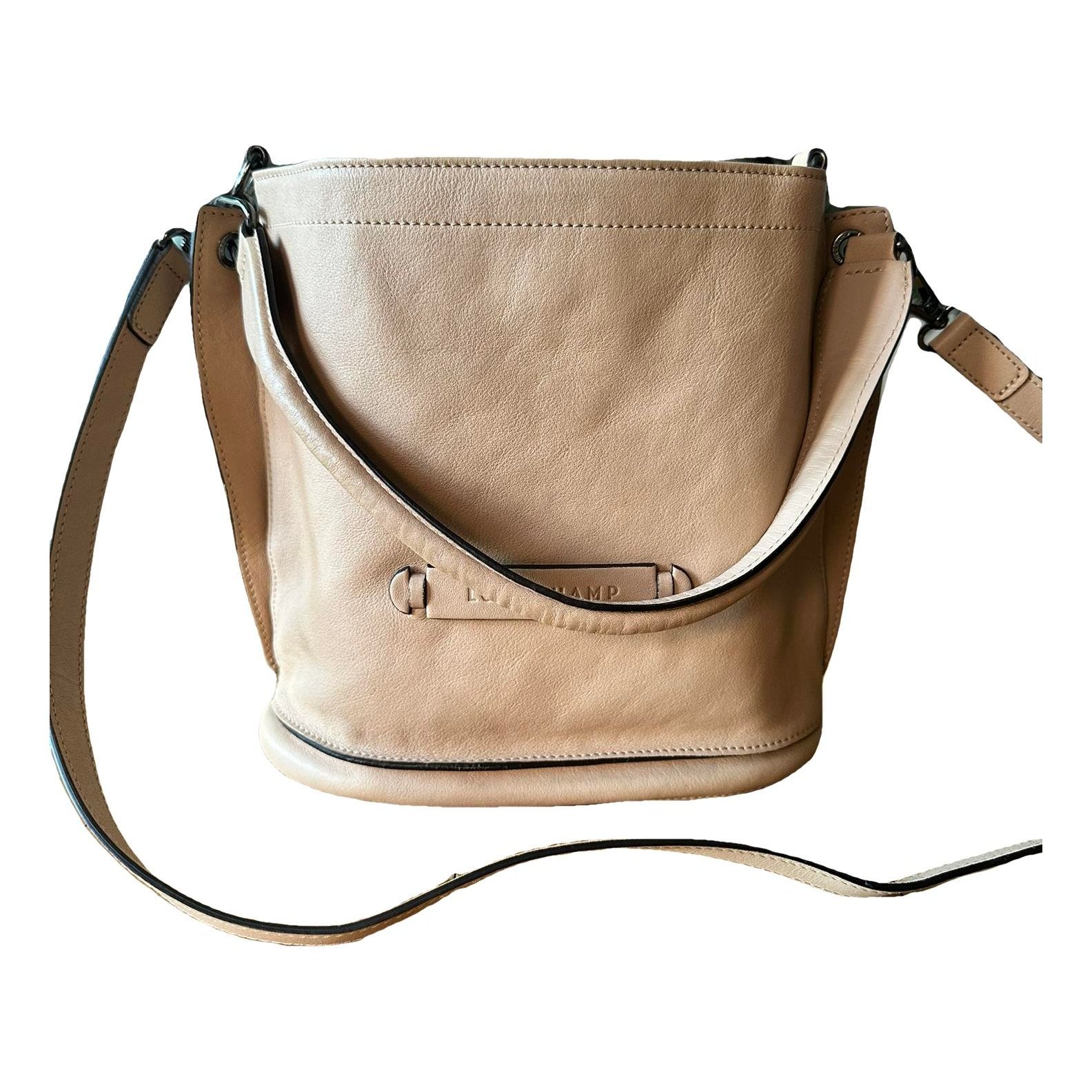 3D leather handbag