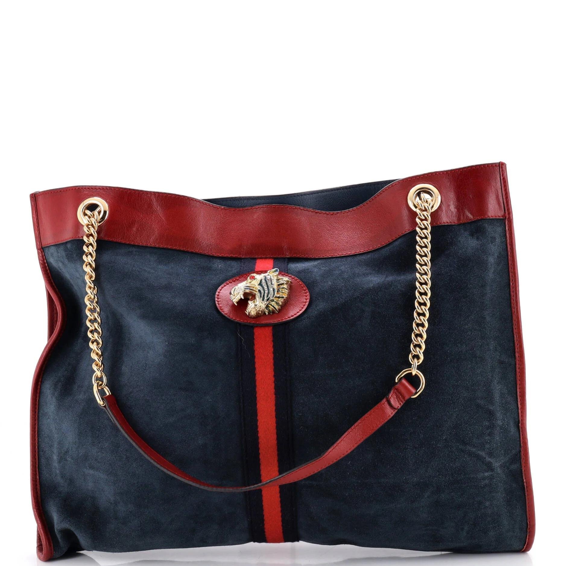 Leather tote