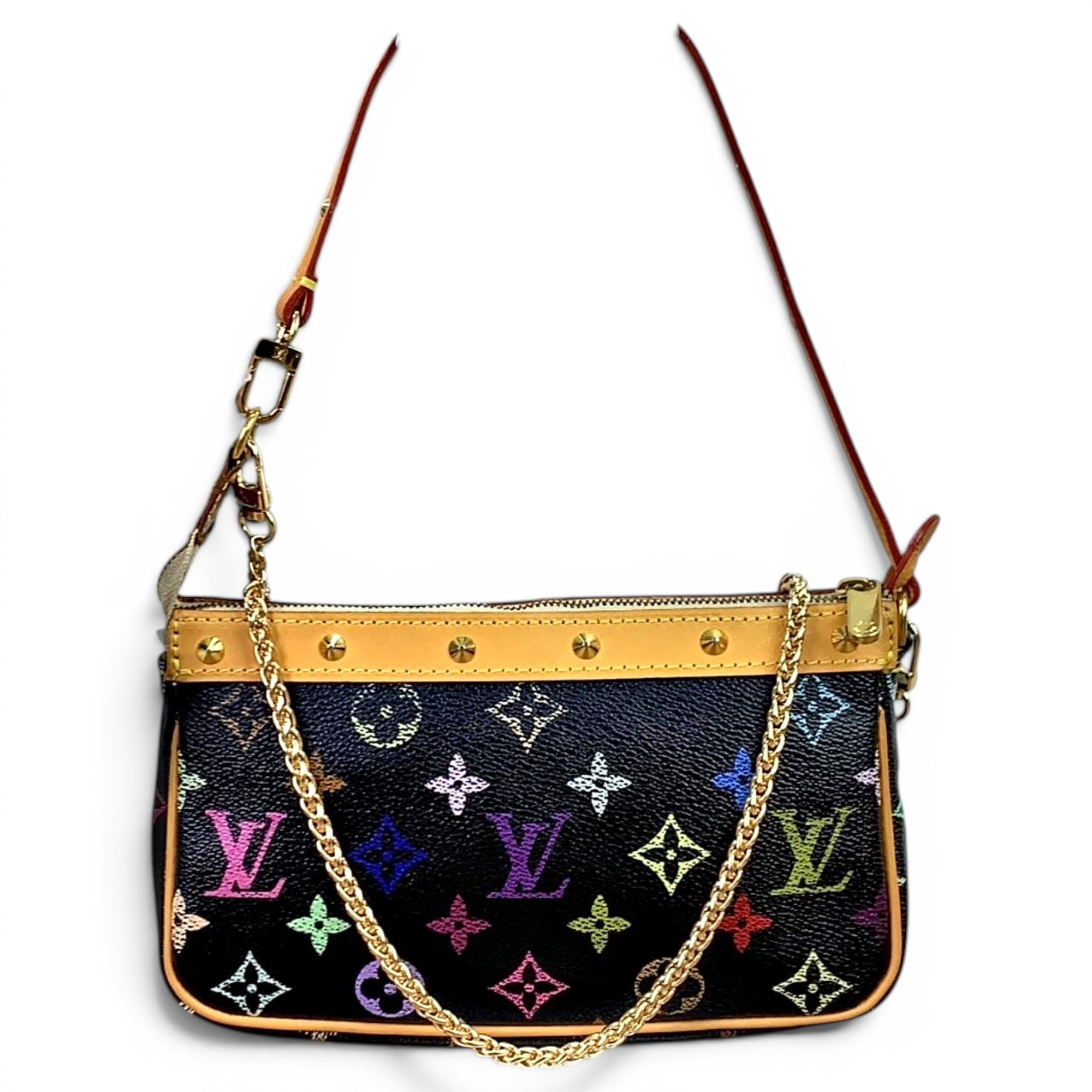 Pochette Accessoire leather handbag