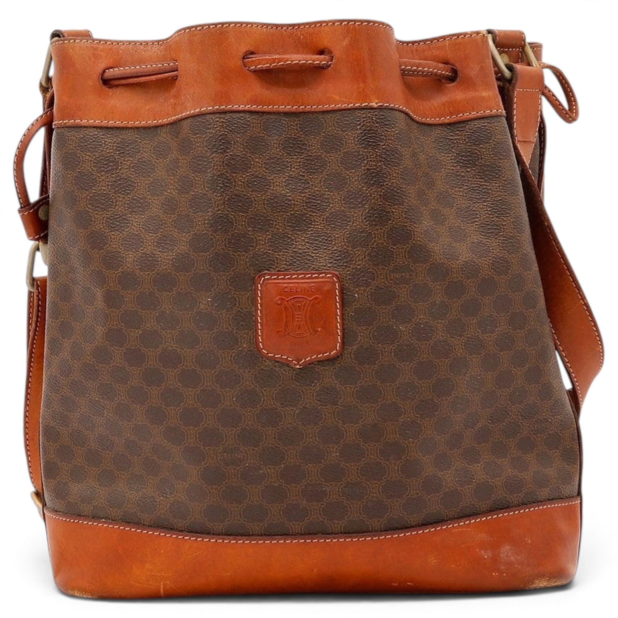 Triomphe leather handbag