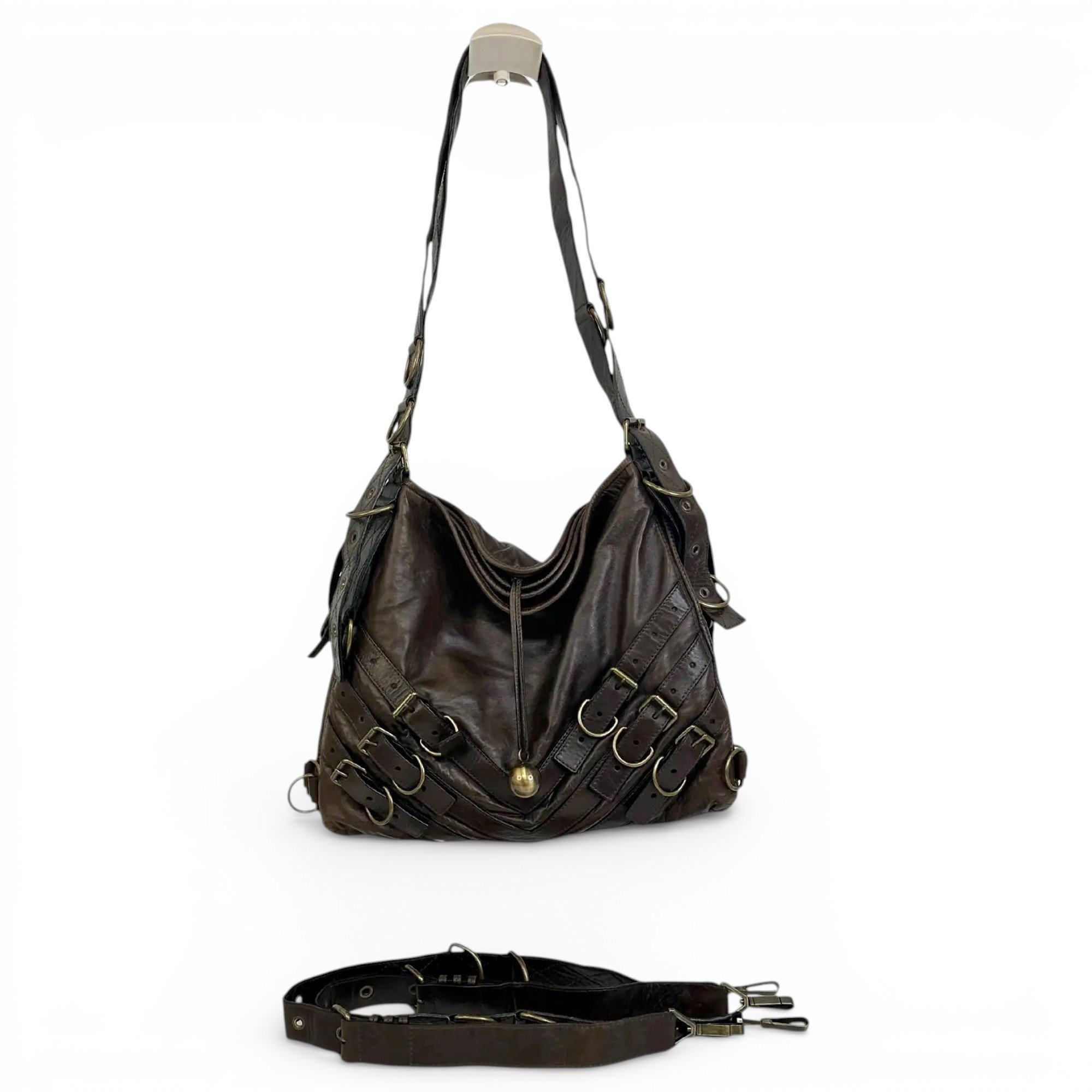Voyou leather handbag