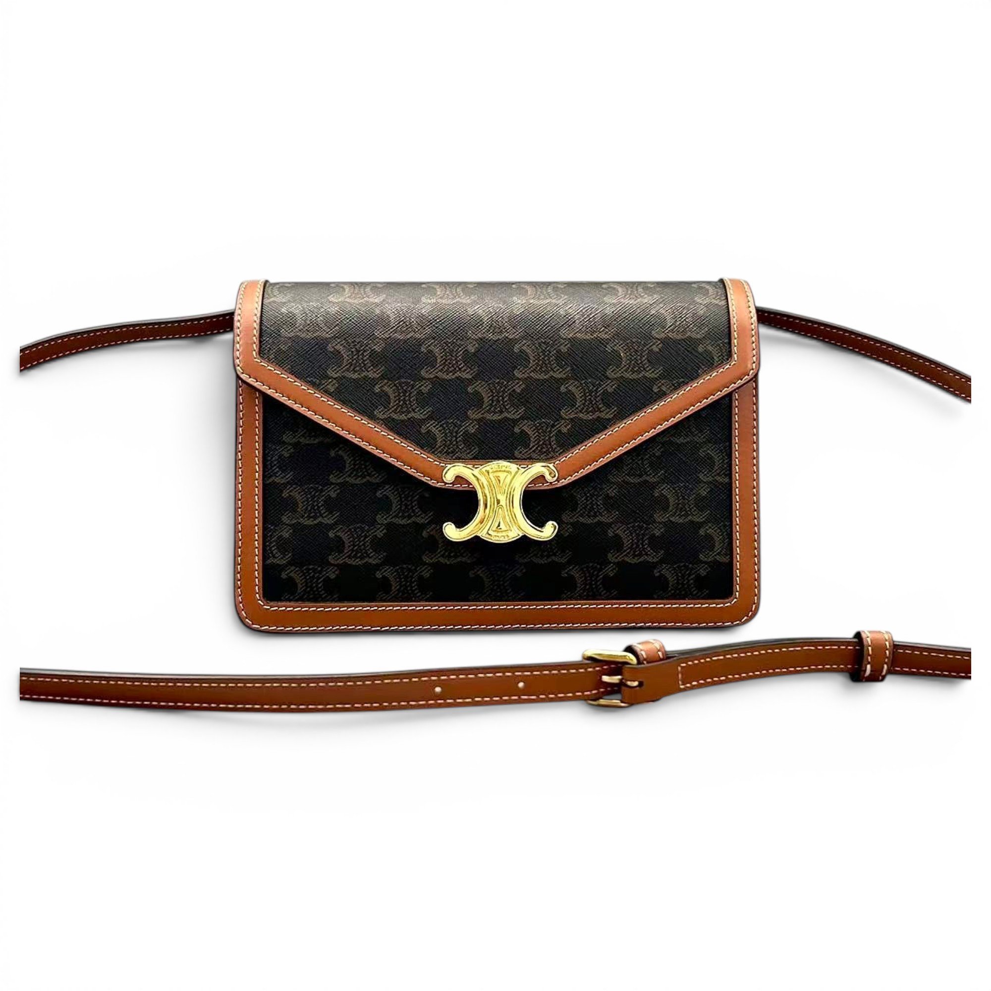 Wallet On Chain Margo leather handbag