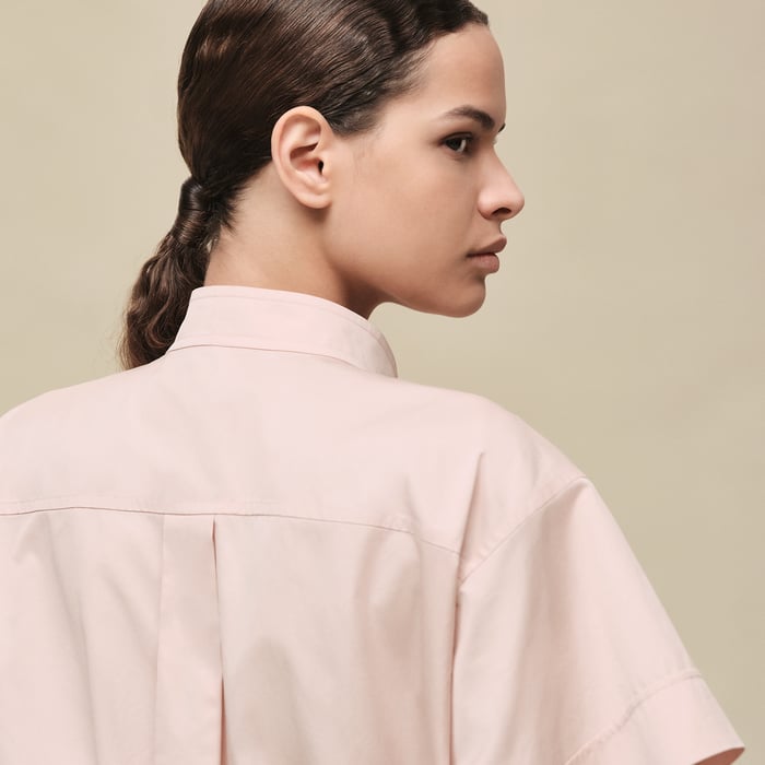 Rose Palomino Drawstring Shirt