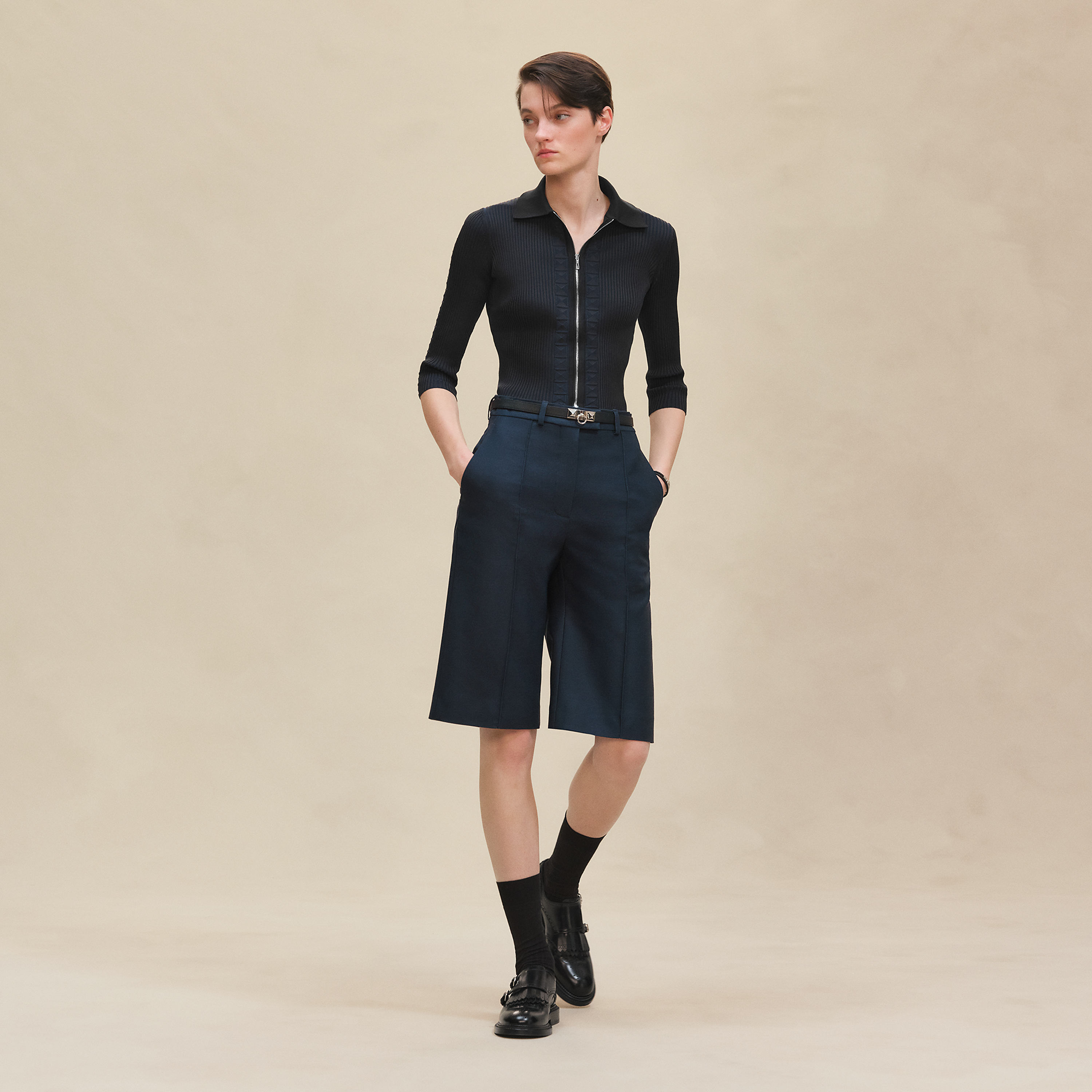 Zipped cardigan
