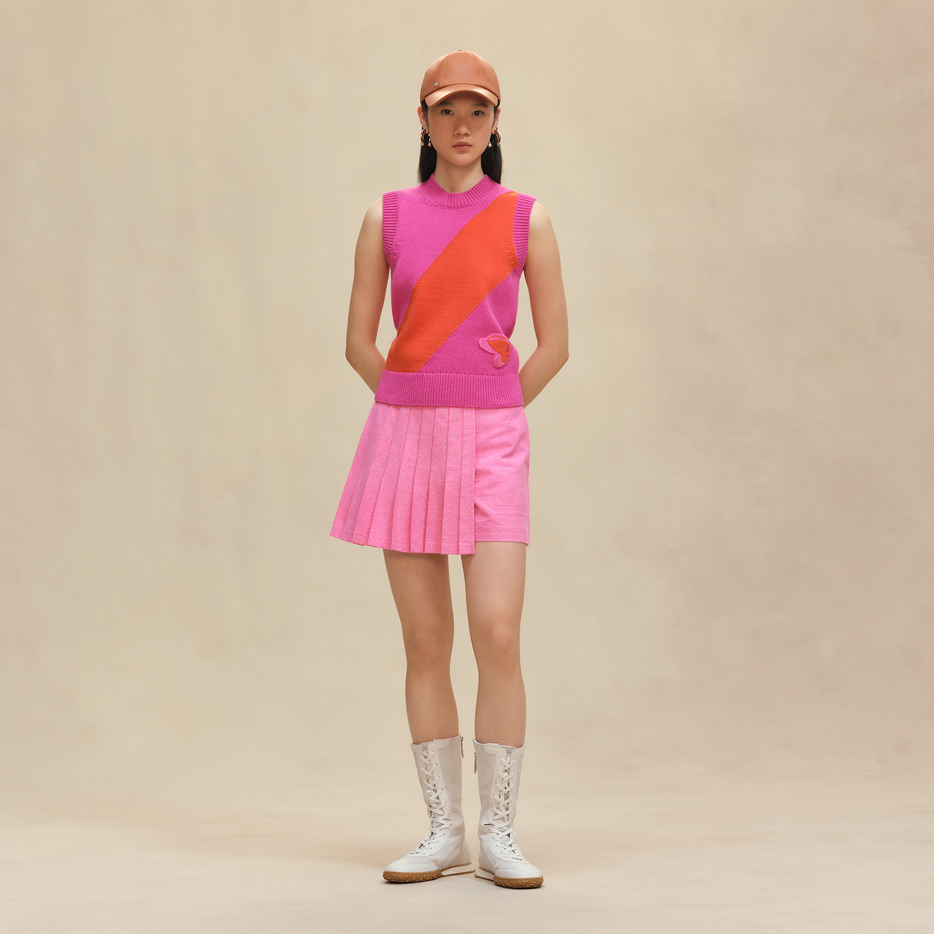 Pleated culottes