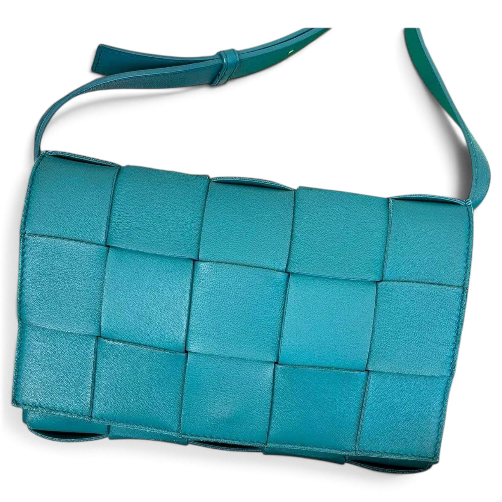 Cassette leather handbag
