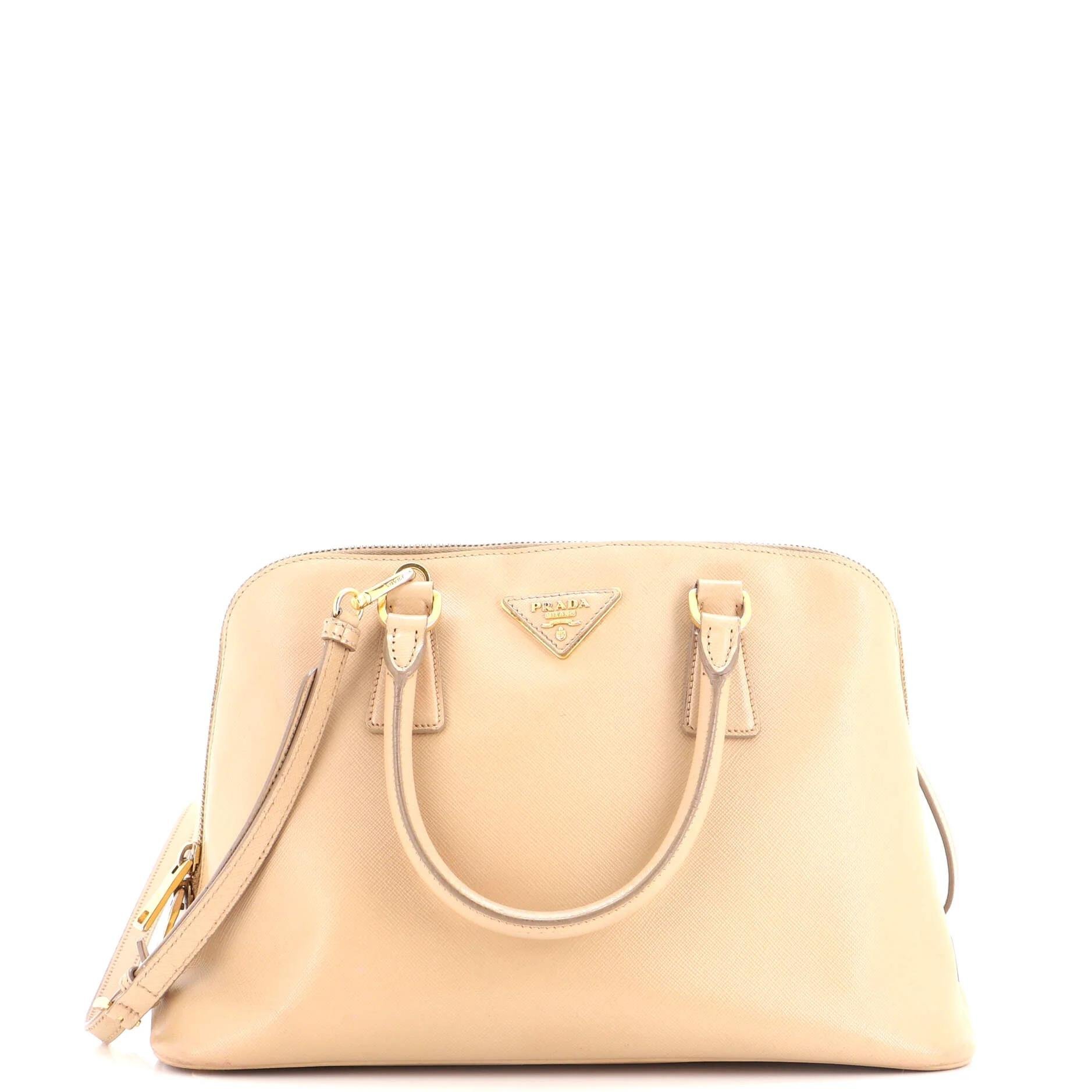 Promenade leather satchel