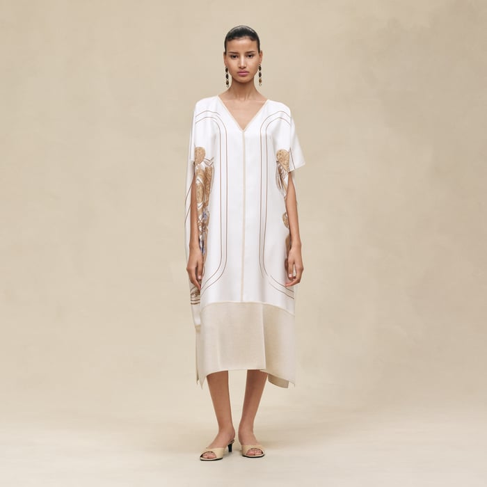 Blanc Nacre "Brides De Gala" Caftan