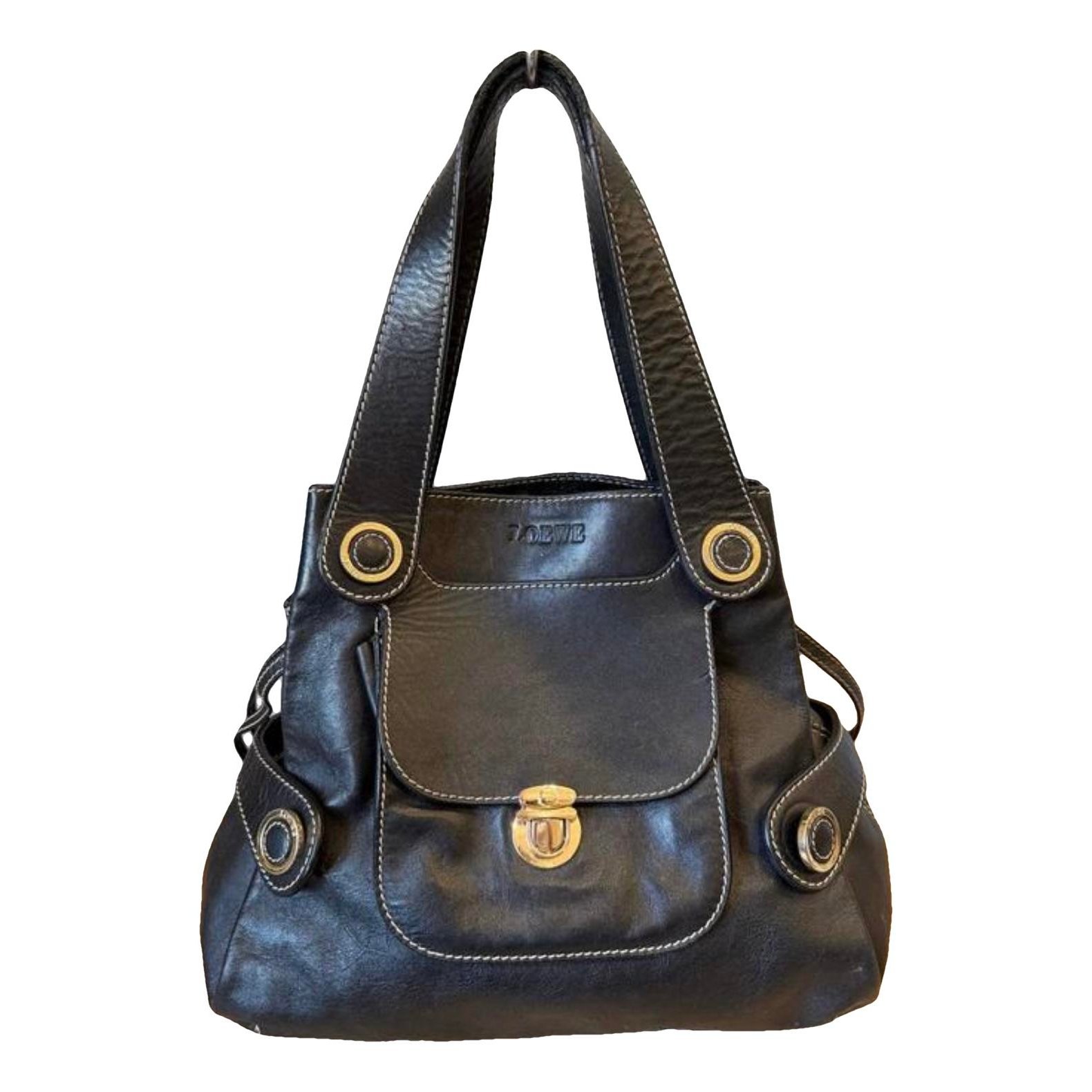 Leather handbag
