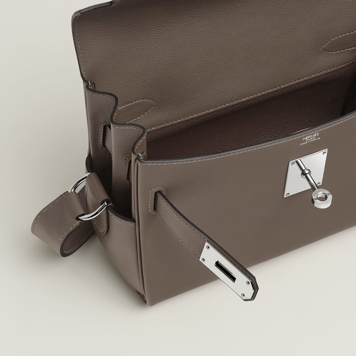 Gris Étain Kelly Messenger Bag