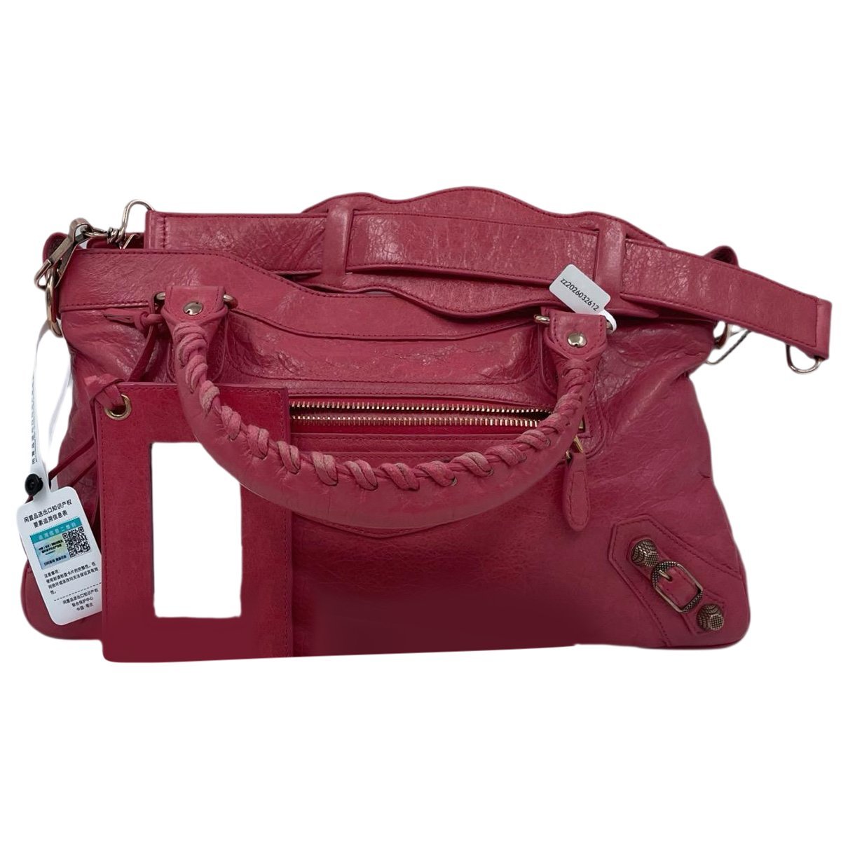 City leather crossbody bag