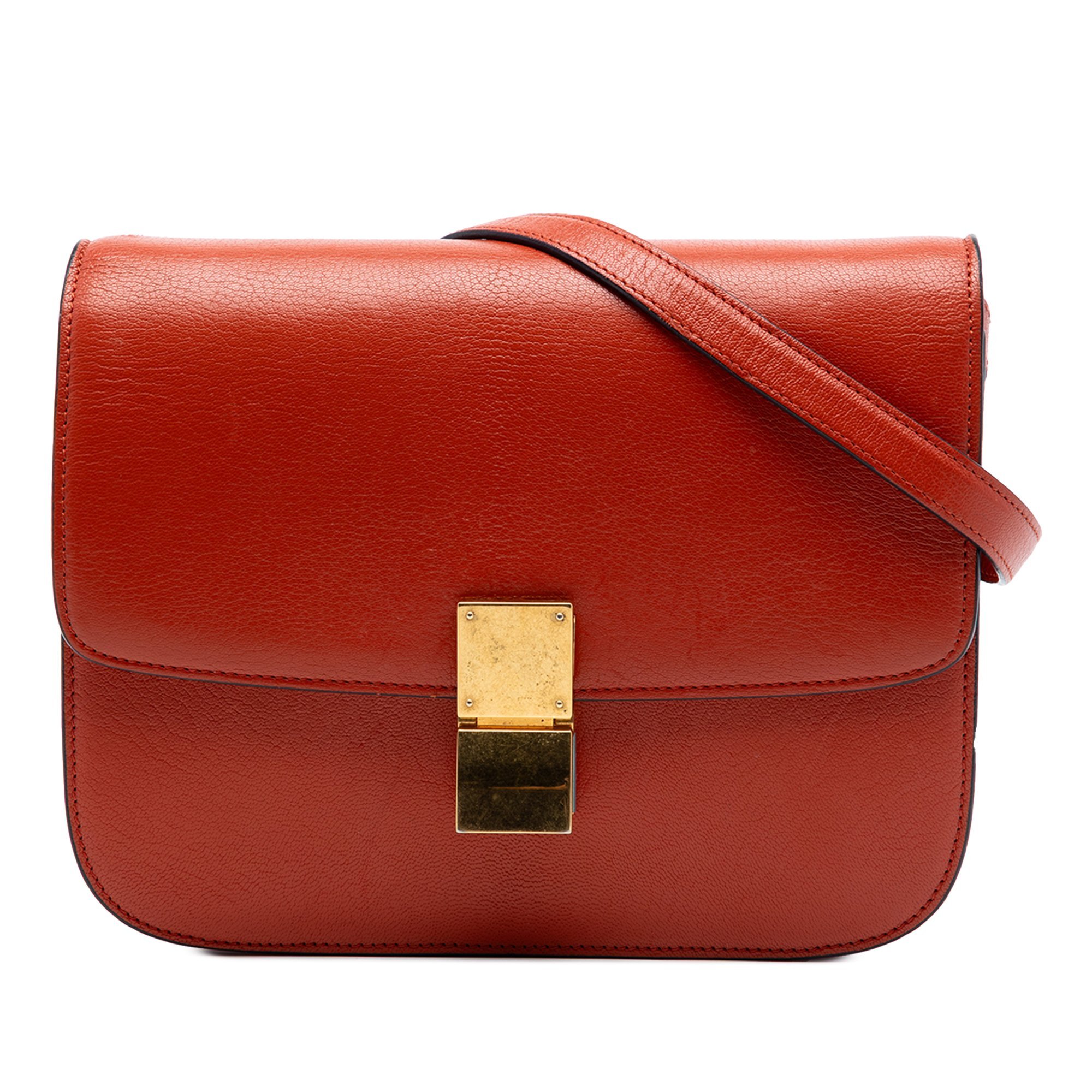 Classic leather handbag