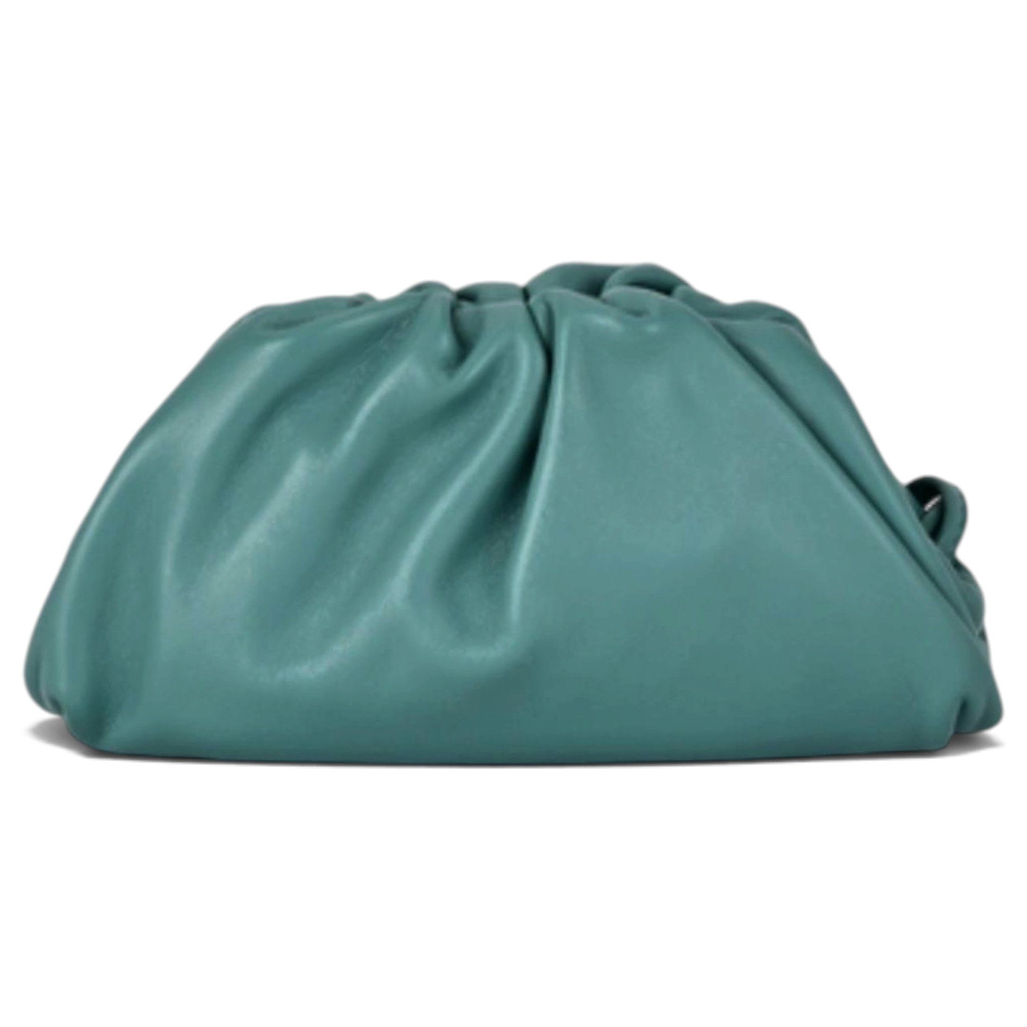 Pouch leather crossbody bag