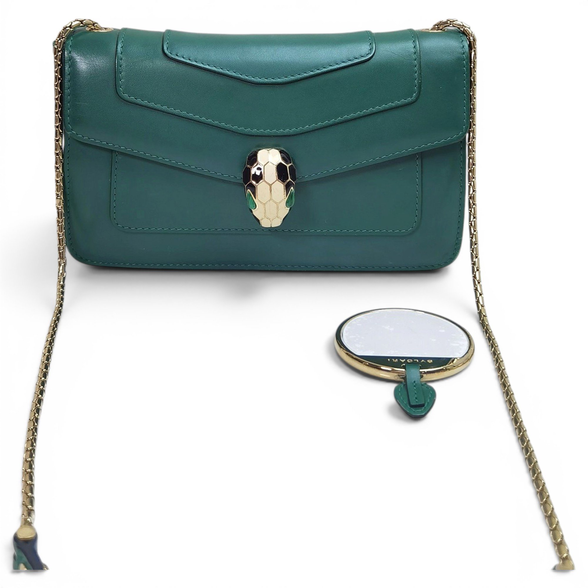 Serpenti leather crossbody bag