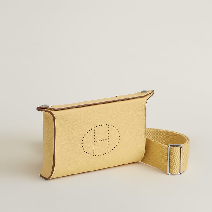 Jaune Poussin Hermès Videpoches Bag