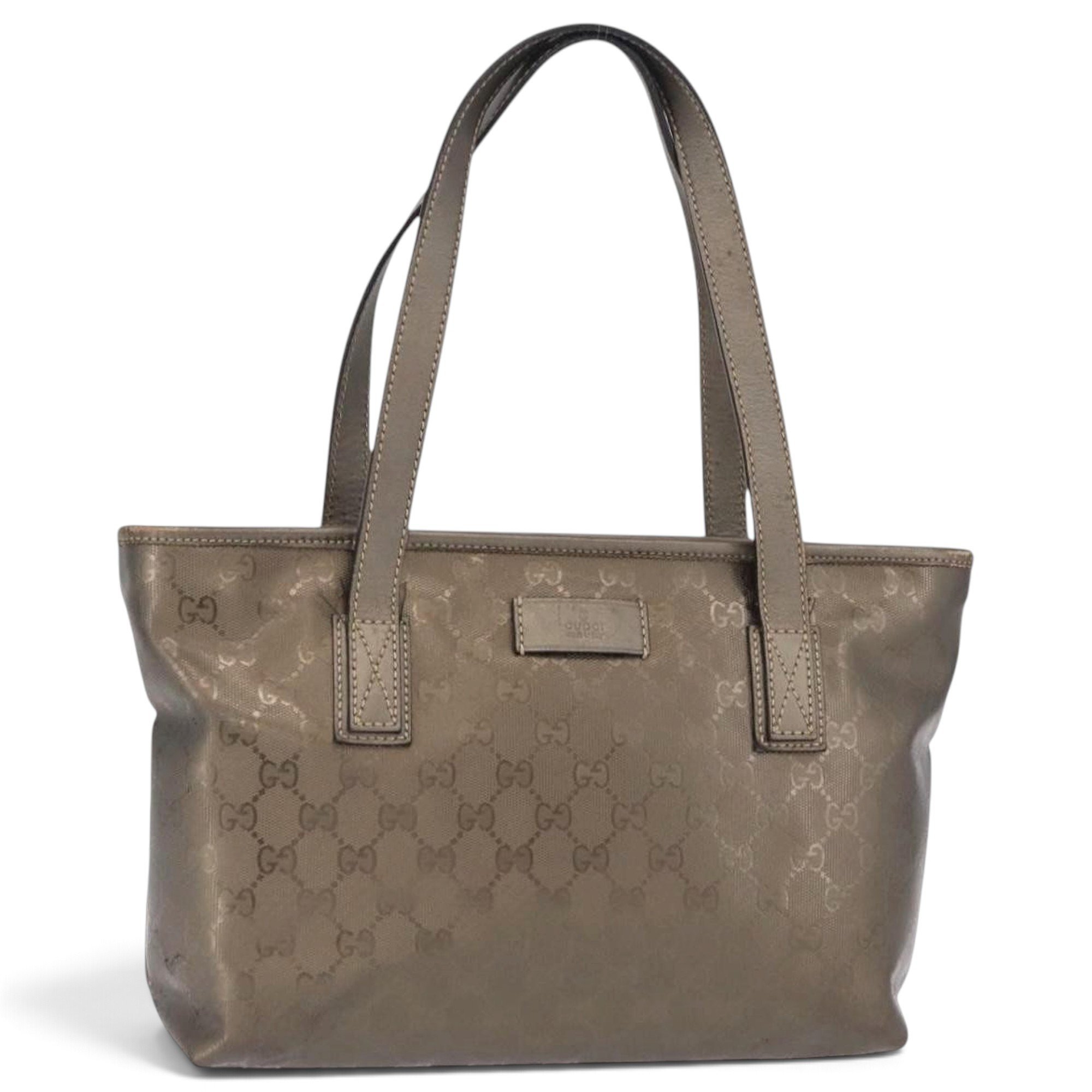 Leather tote