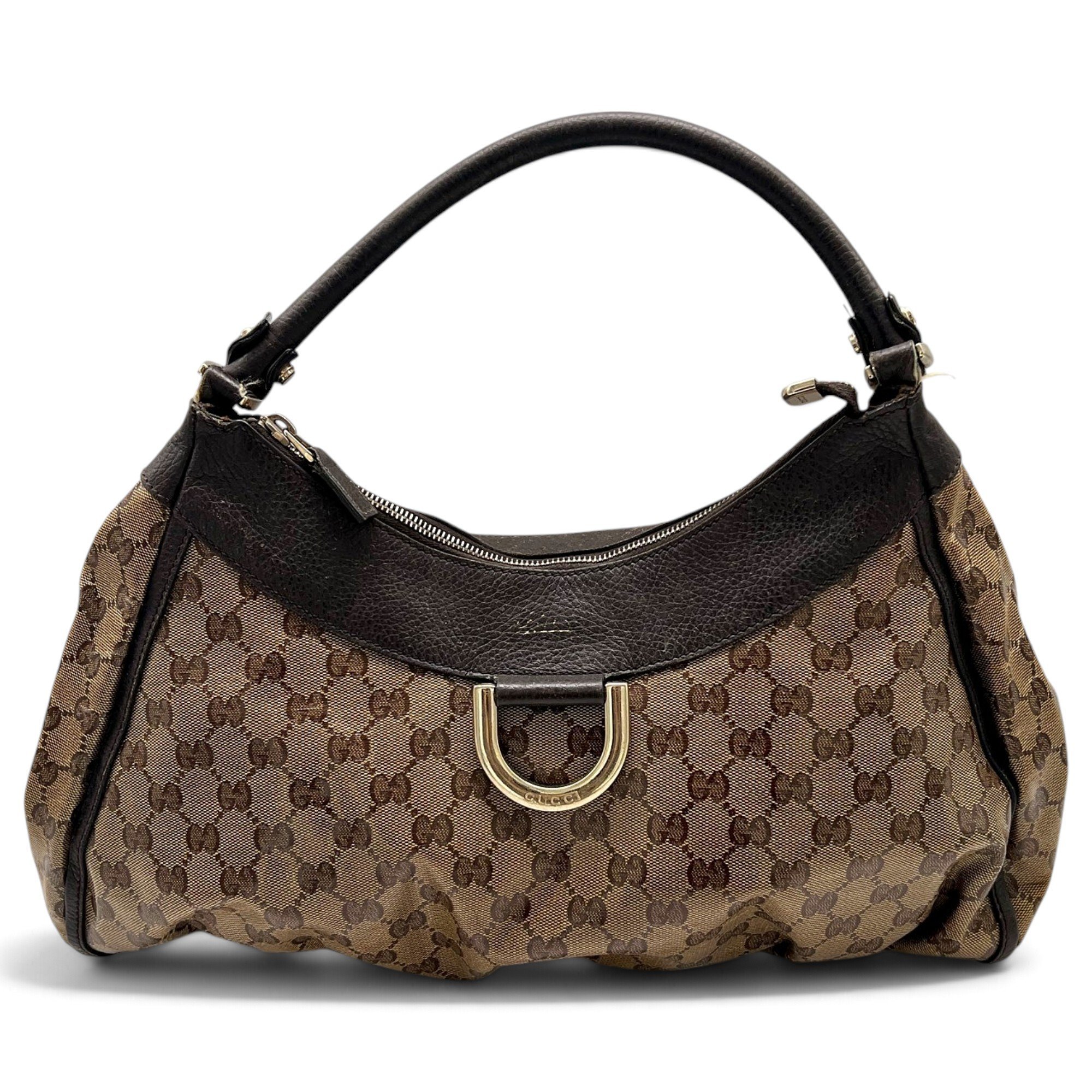 D-Ring leather handbag