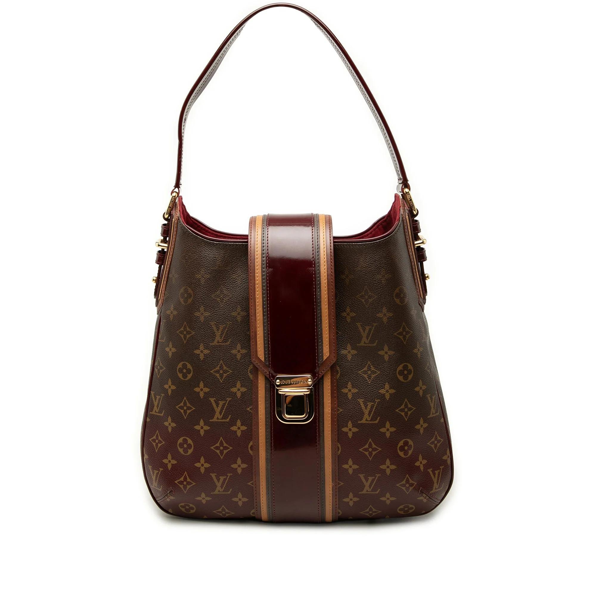 Musette leather handbag