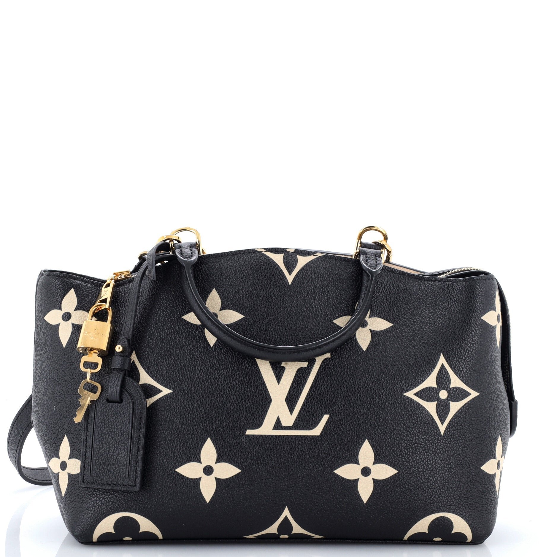 Petit Palais Handbag Bicolor Monogram Empreinte Giant