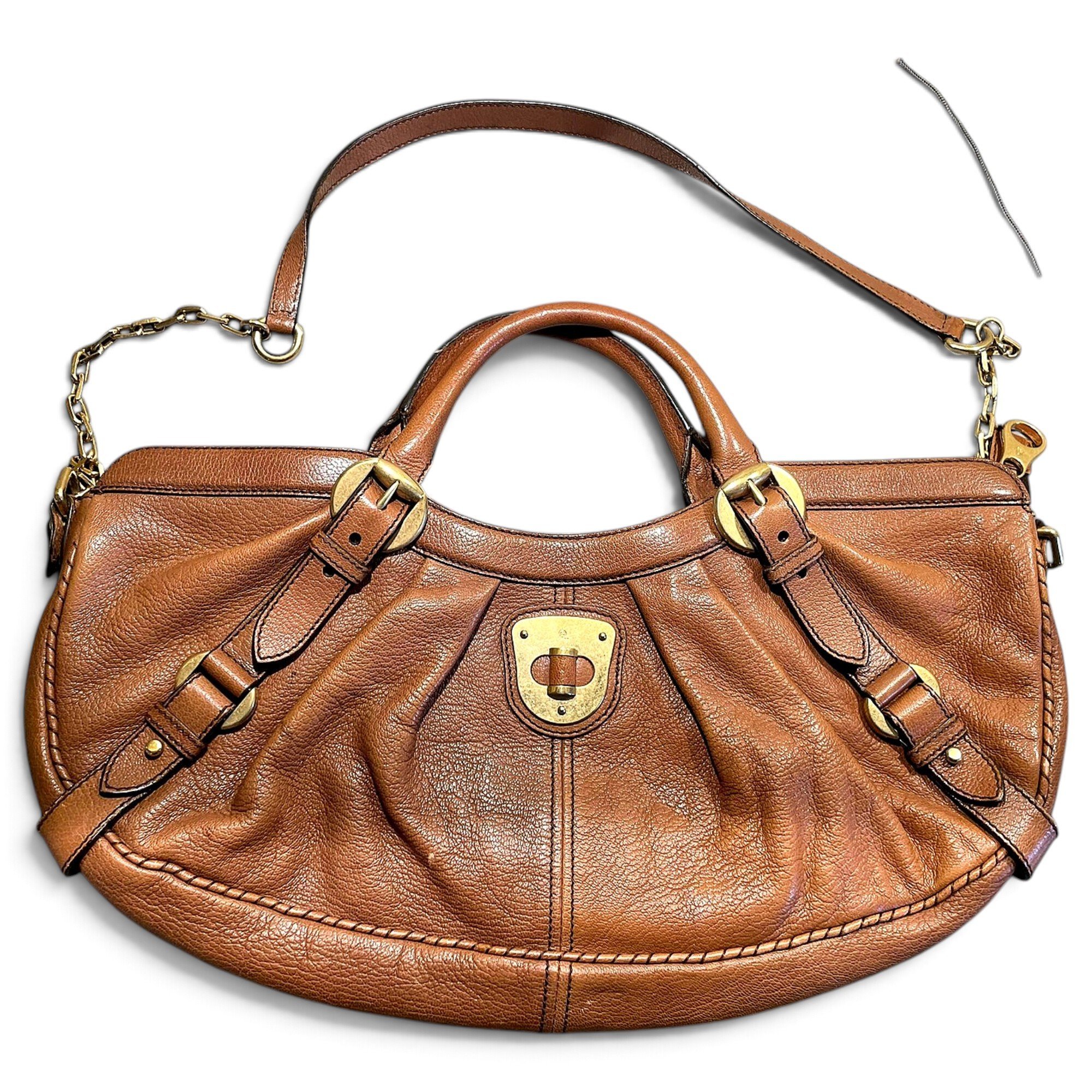 Leather handbag