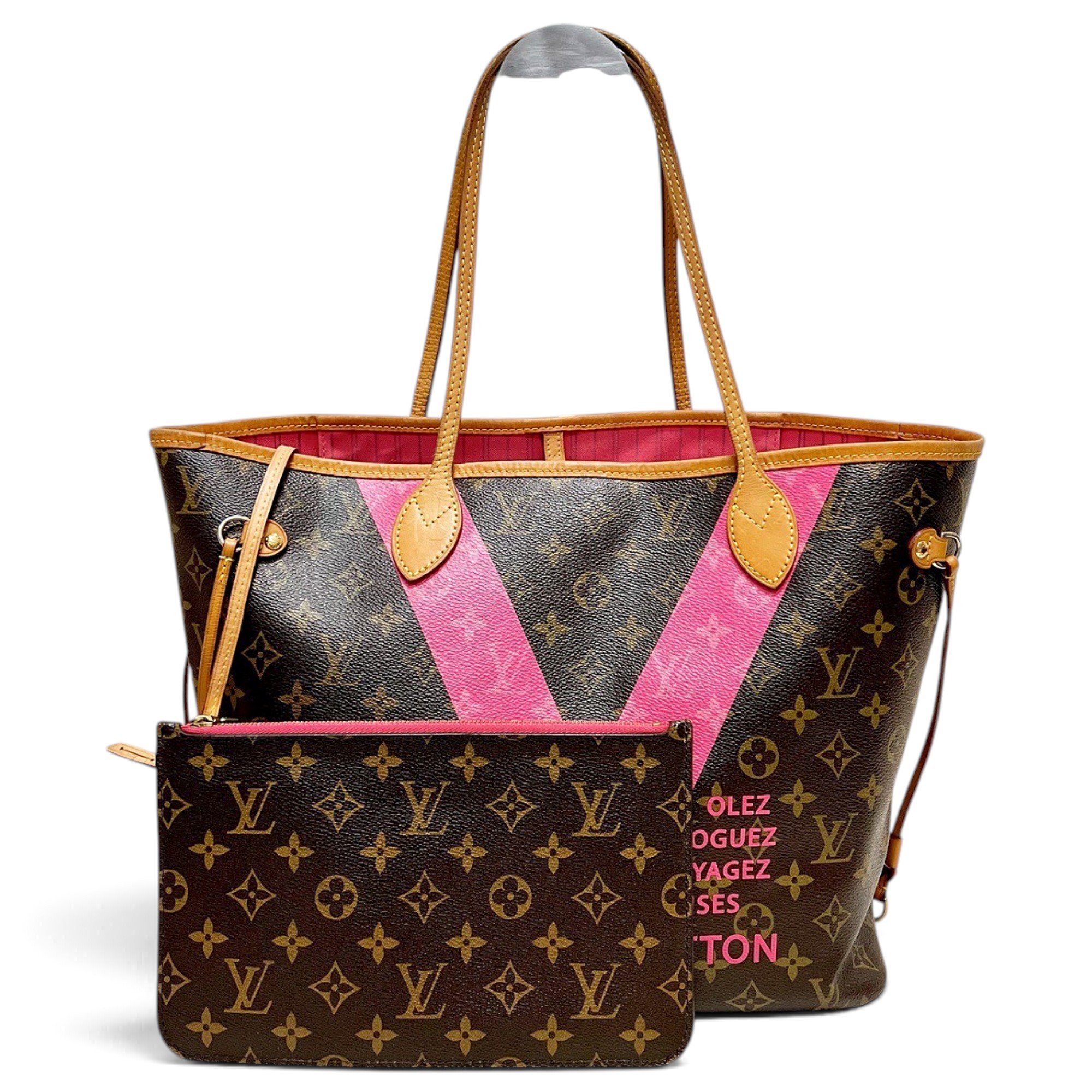 Neverfull leather handbag