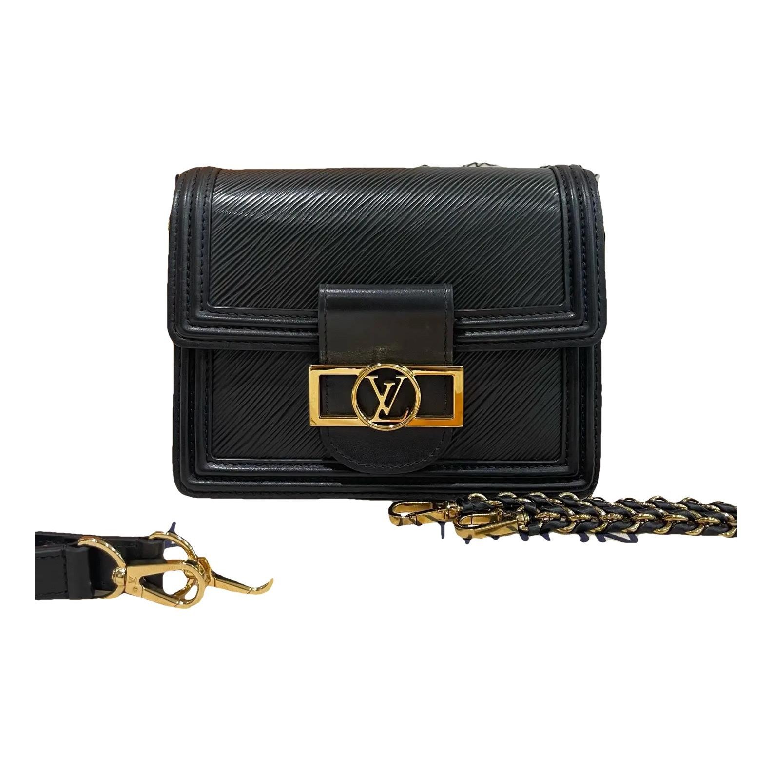 Dauphine leather handbag