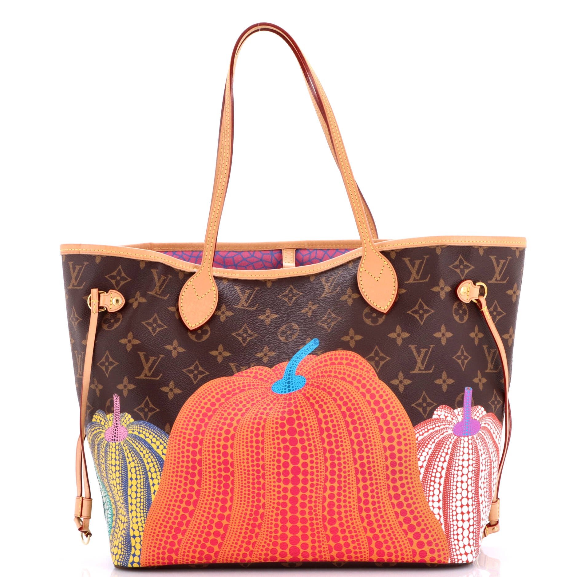 Neverfull NM Tote Yayoi Kusama Pumpkins Monogram Canvas MM