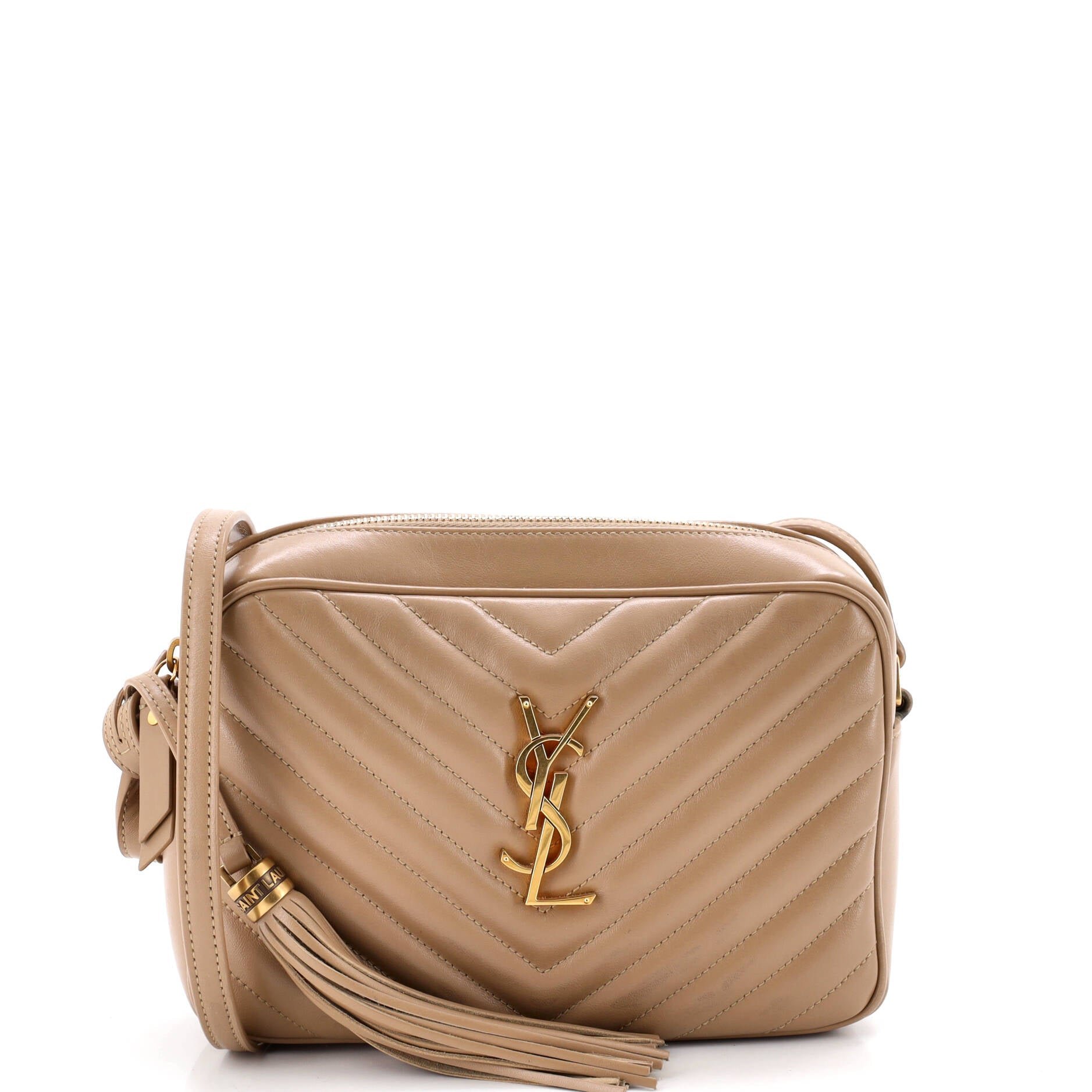 Lou Camera Bag Matelasse Chevron Leather Small