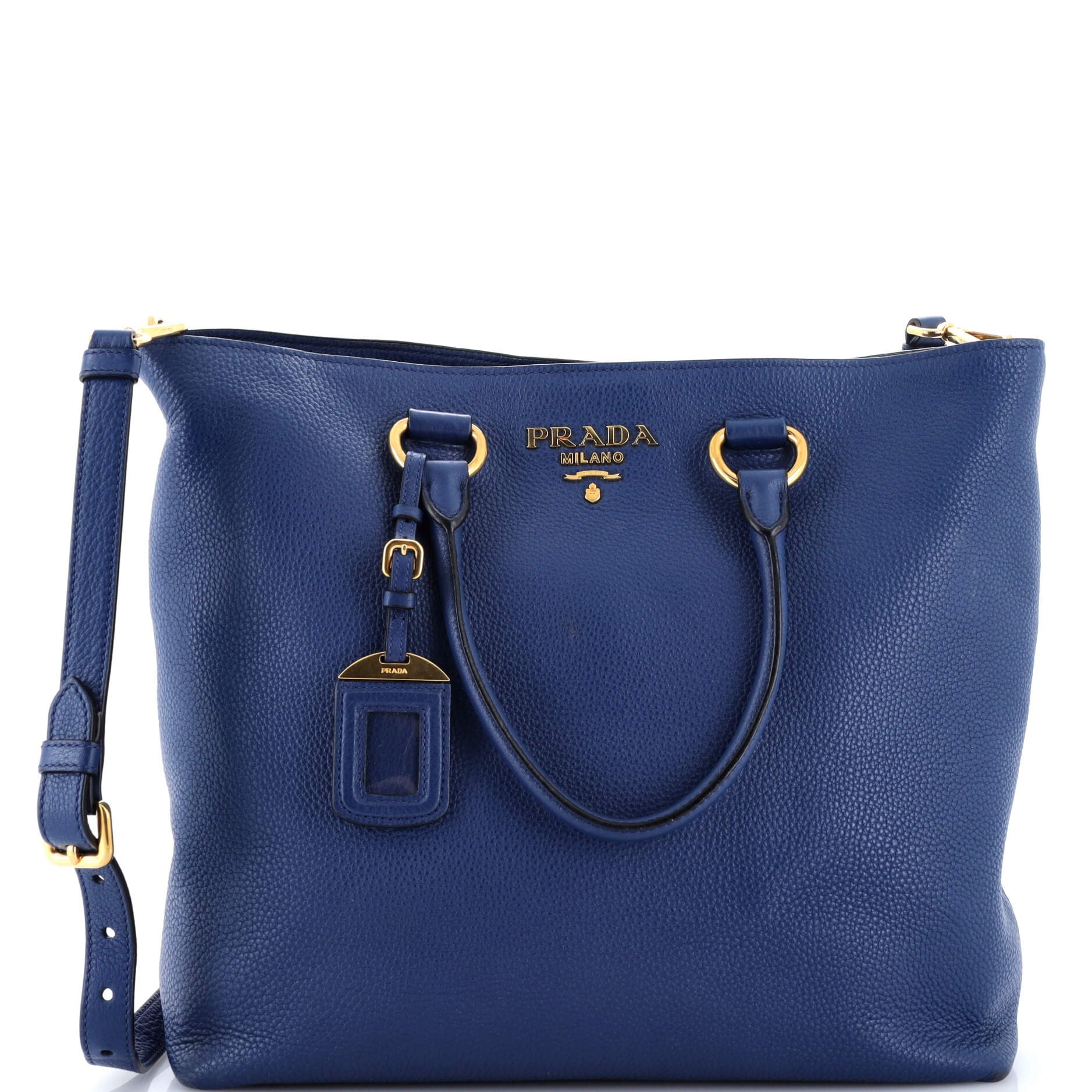 Convertible Shopper Tote Vitello Daino Large