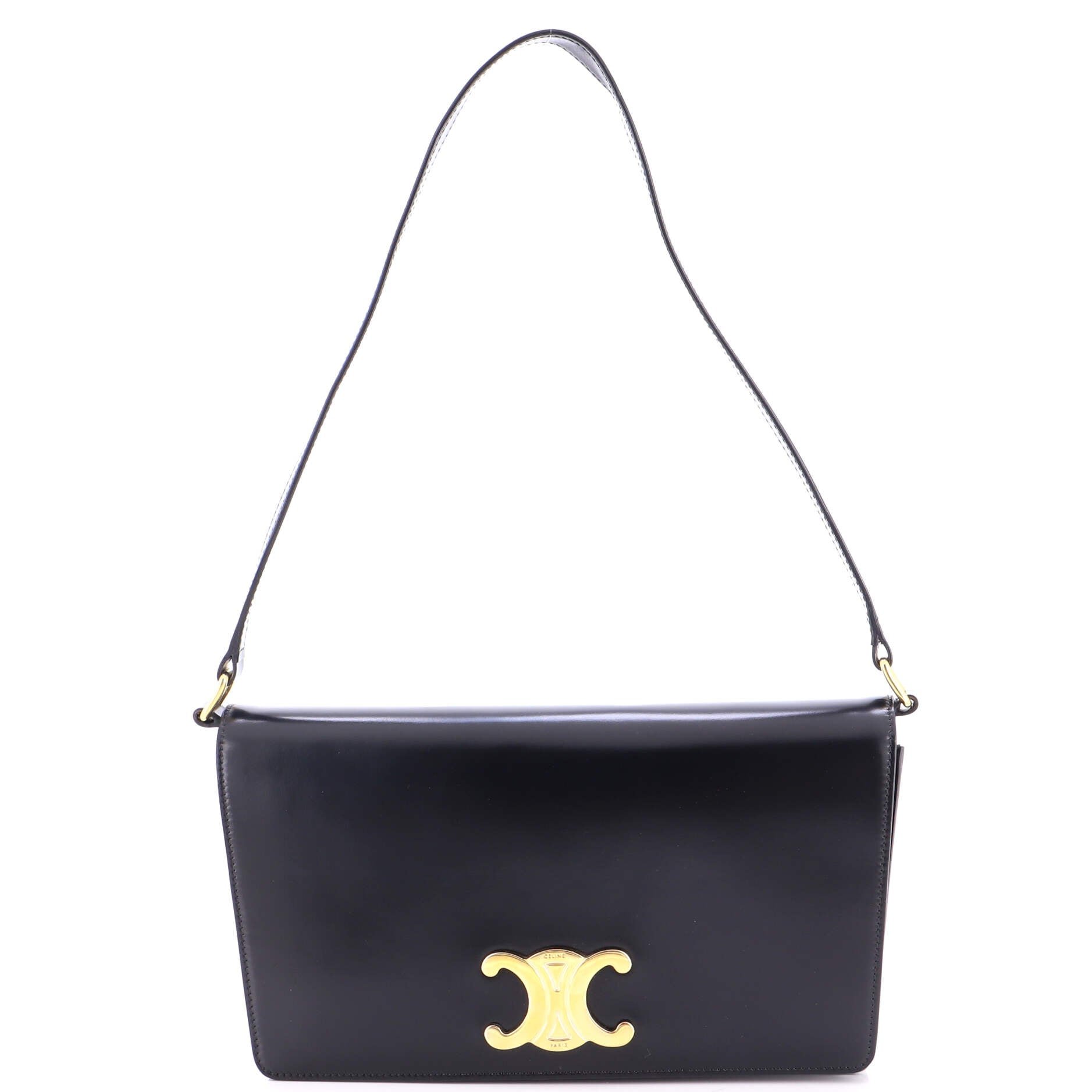 Trapeze Triomphe Shoulder Bag Smooth Calfskin