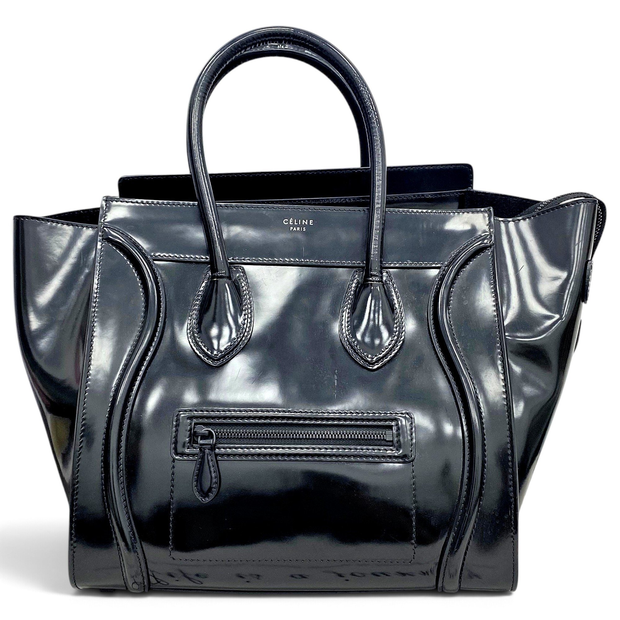Luggage leather handbag