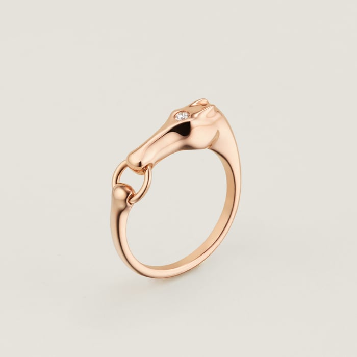 Sans Coloris Galop Hermès Ring, Very Small Model