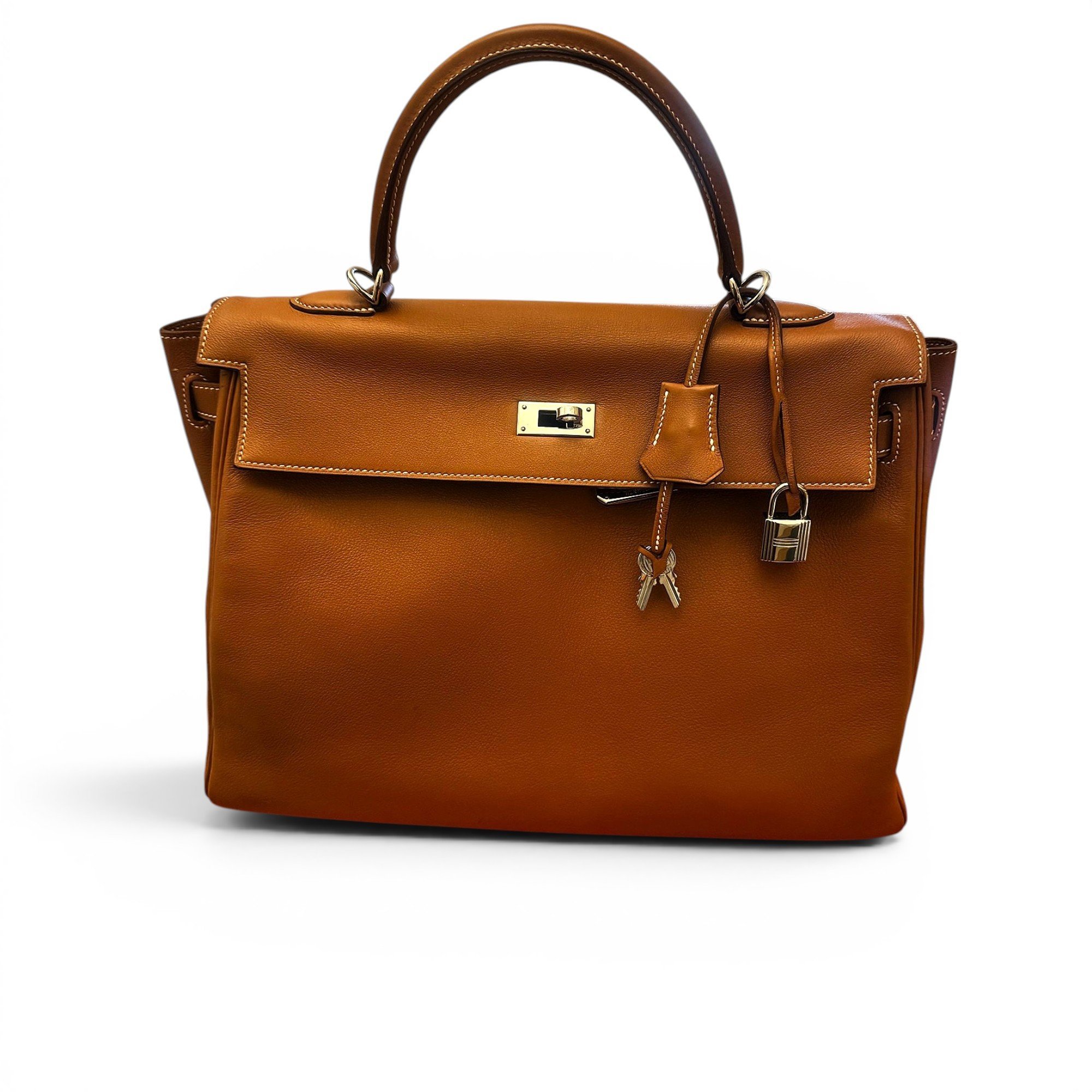 Kelly 32 leather handbag