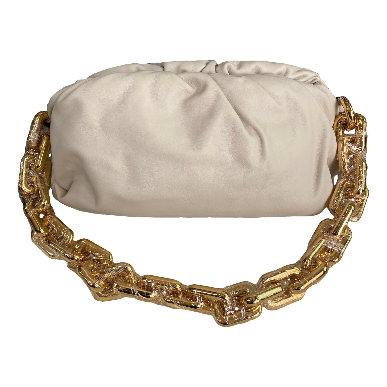 Chain Pouch leather handbag
