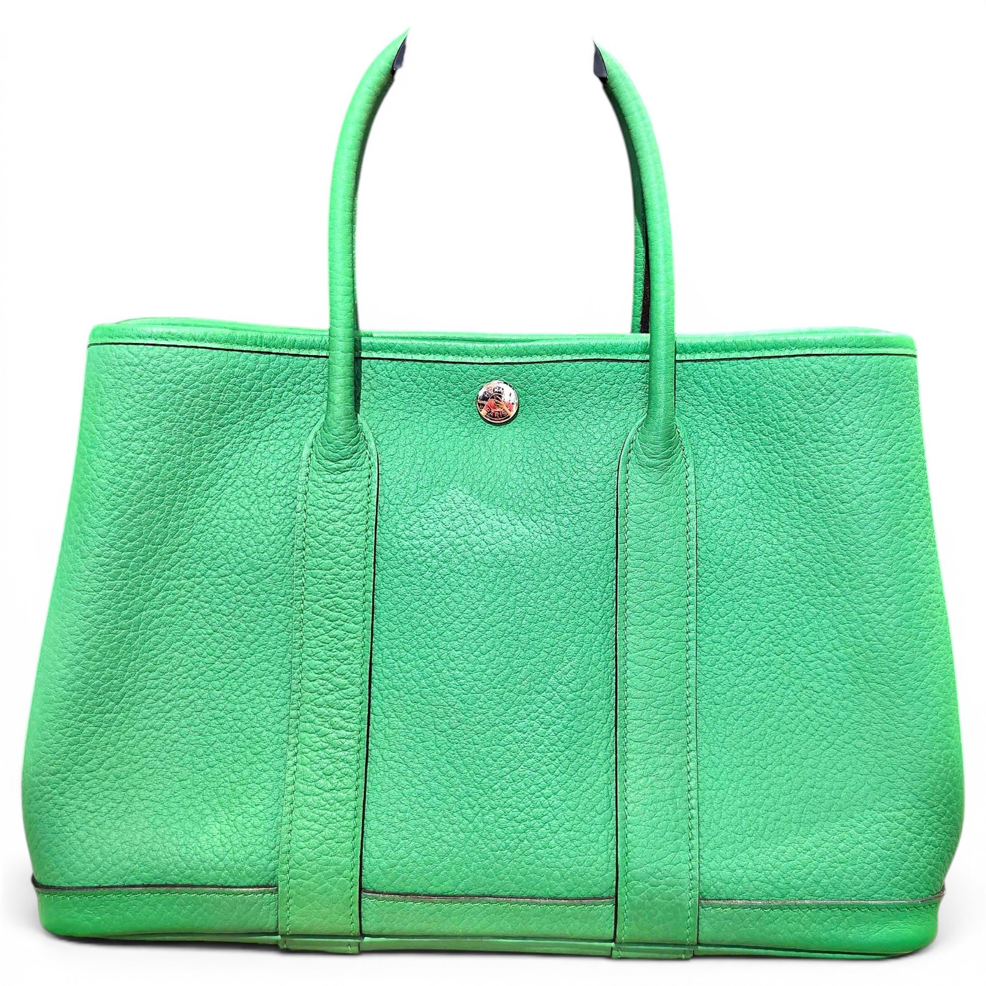 Garden Party leather handbag